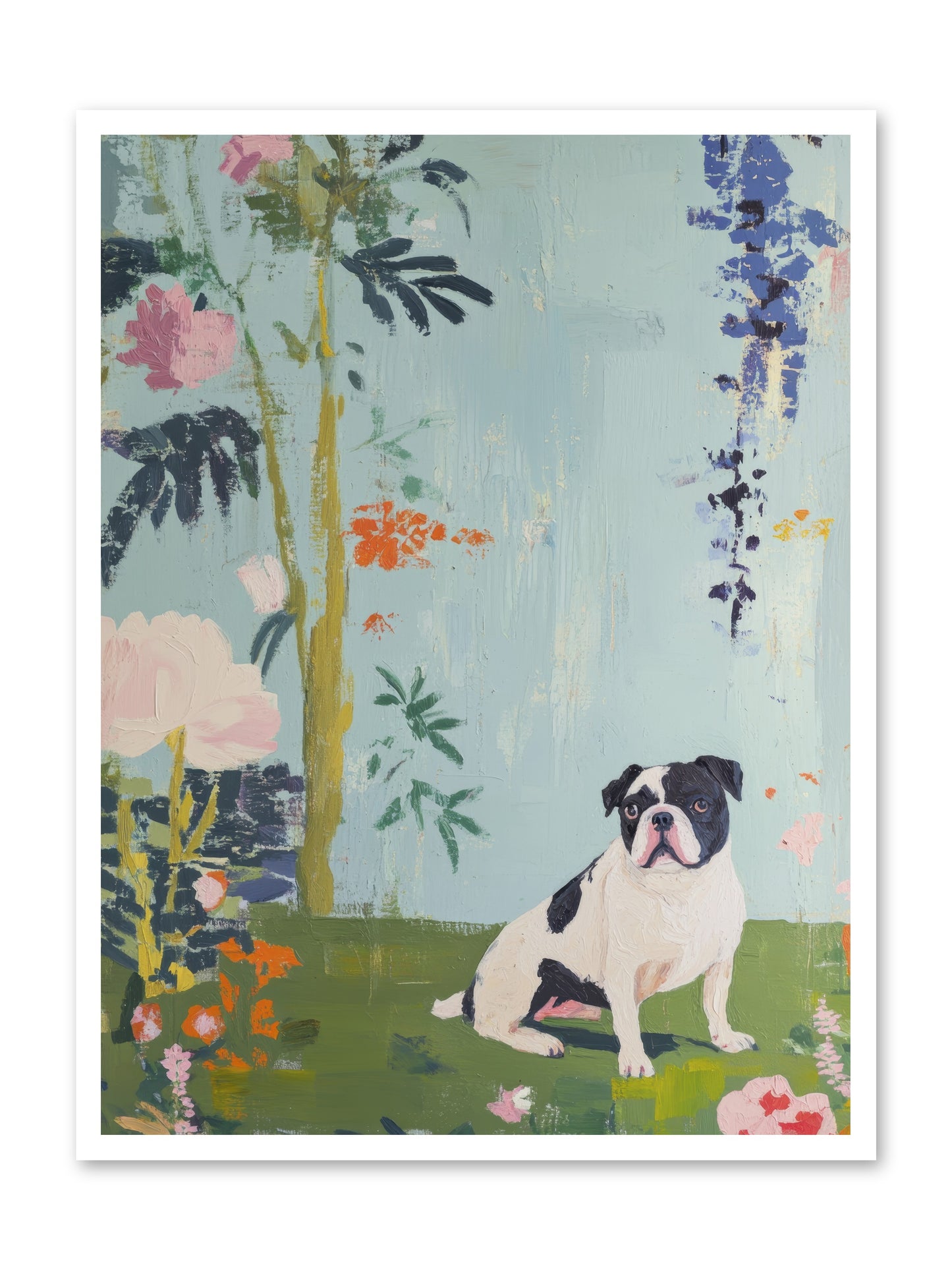 Petit Jardin Love -- Loose Canvas Print 30x40