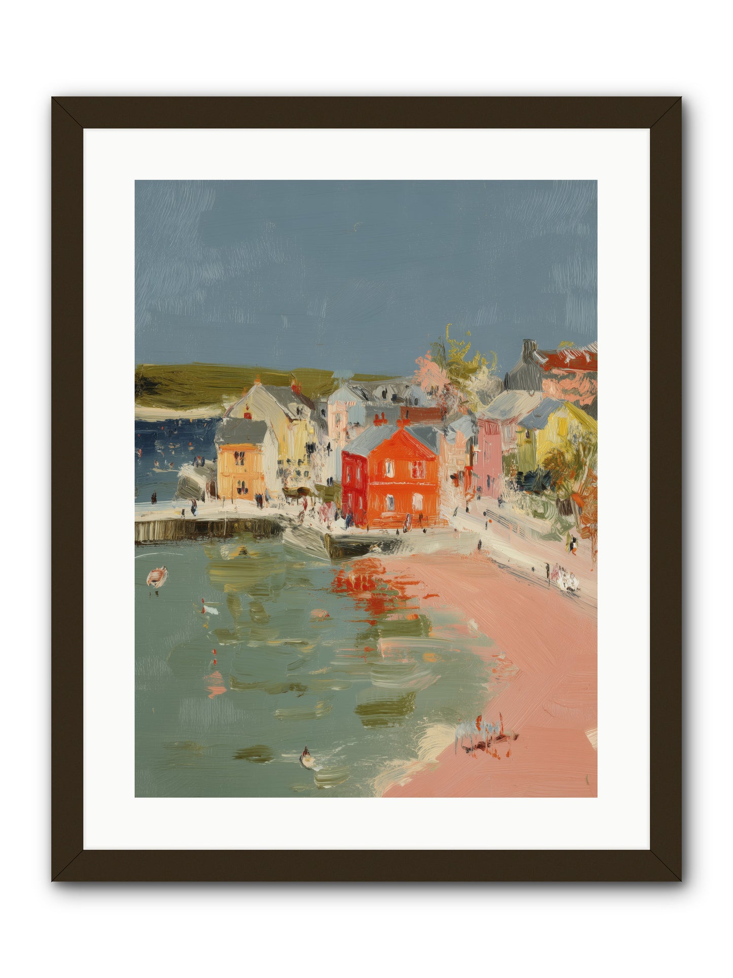 Petite Port  -- Framed Print - Black 18x24