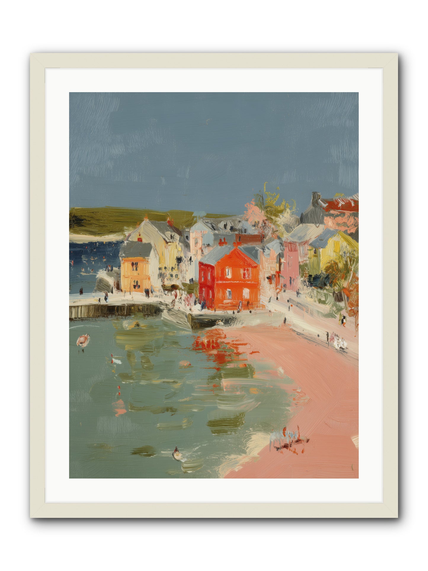 Petite Port  -- Framed Print - White 24x32