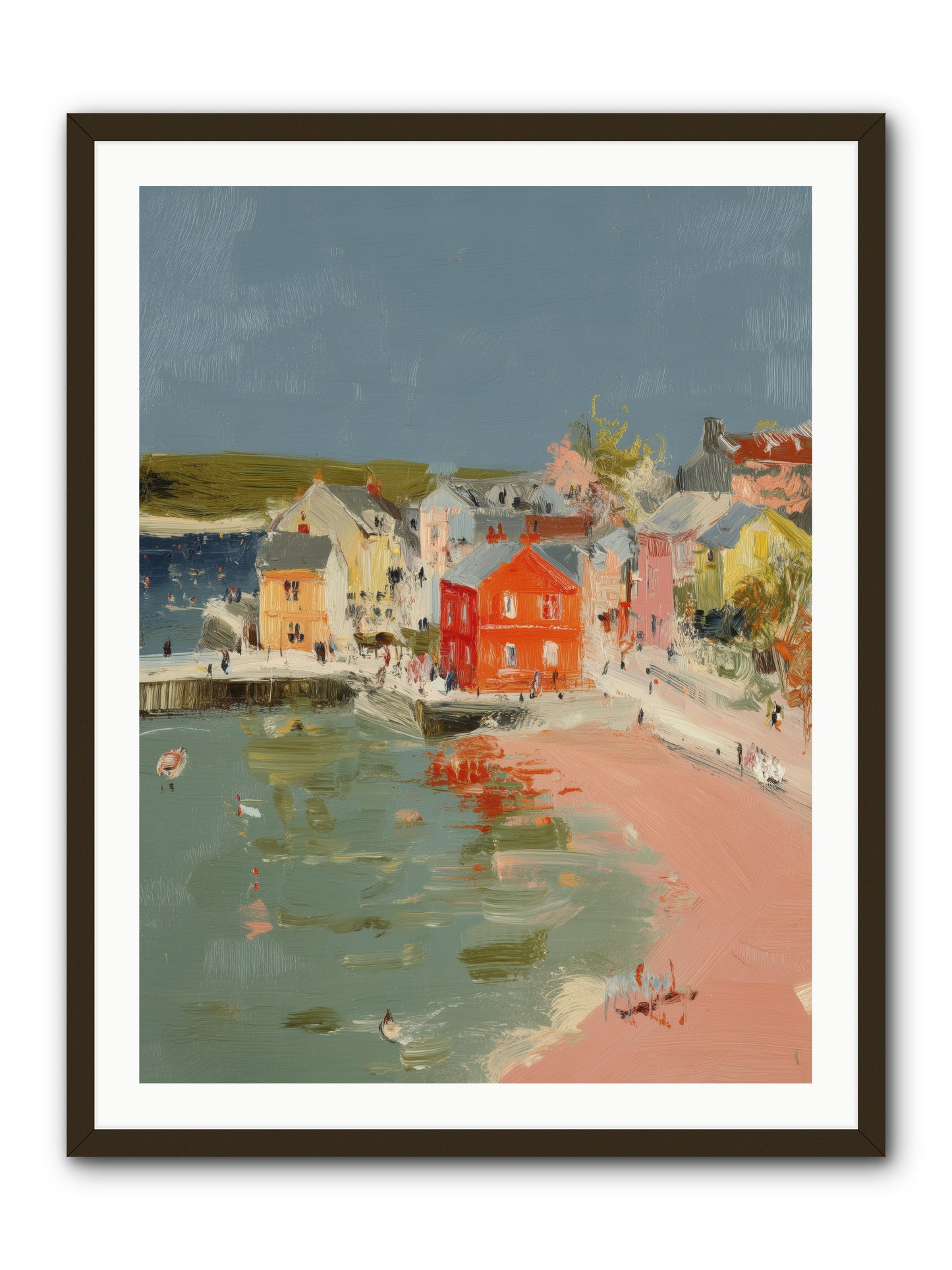 Petite Port  -- Framed Print - Black 30x40