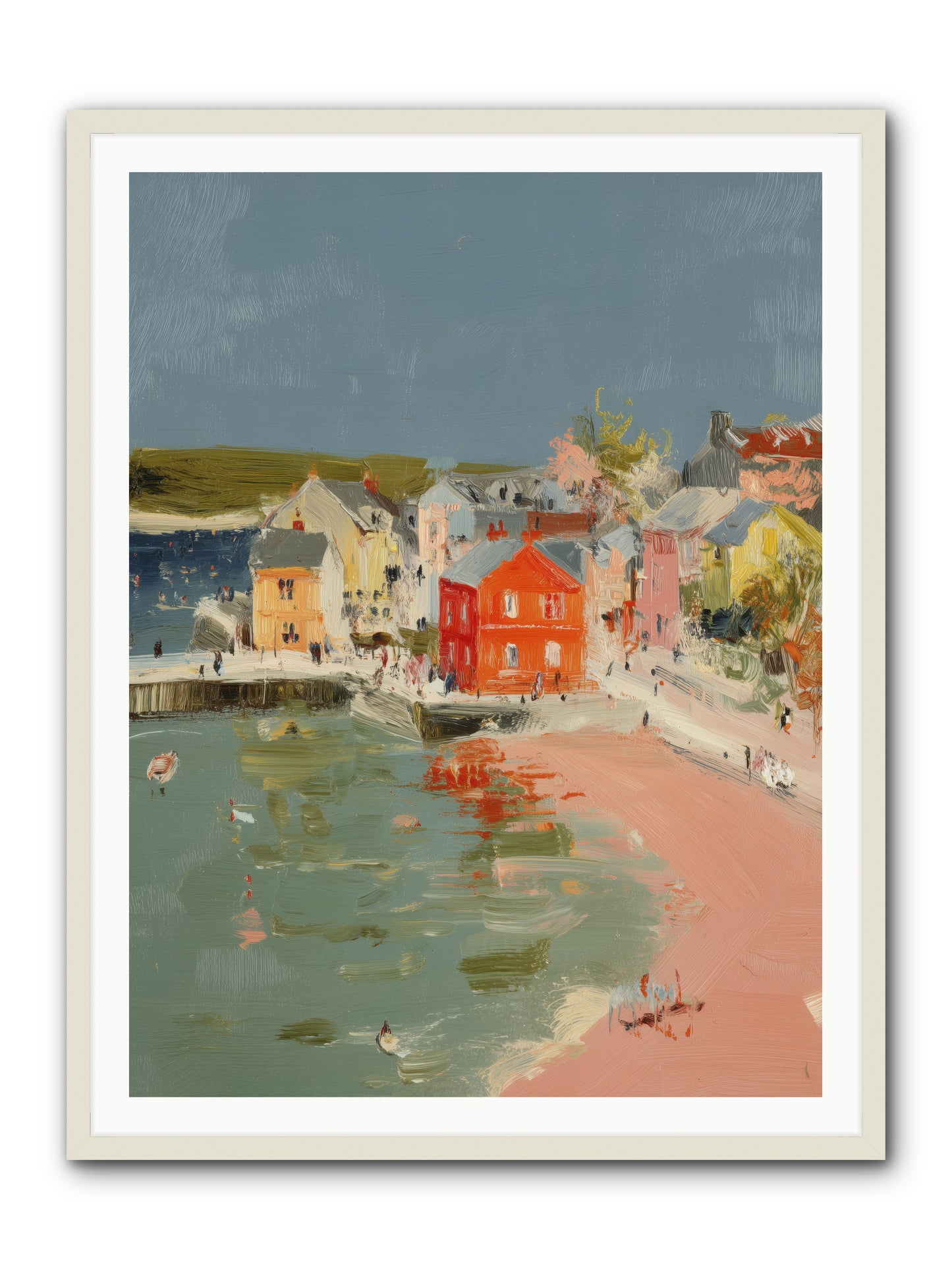 Petite Port  -- Framed Print - White 36x48