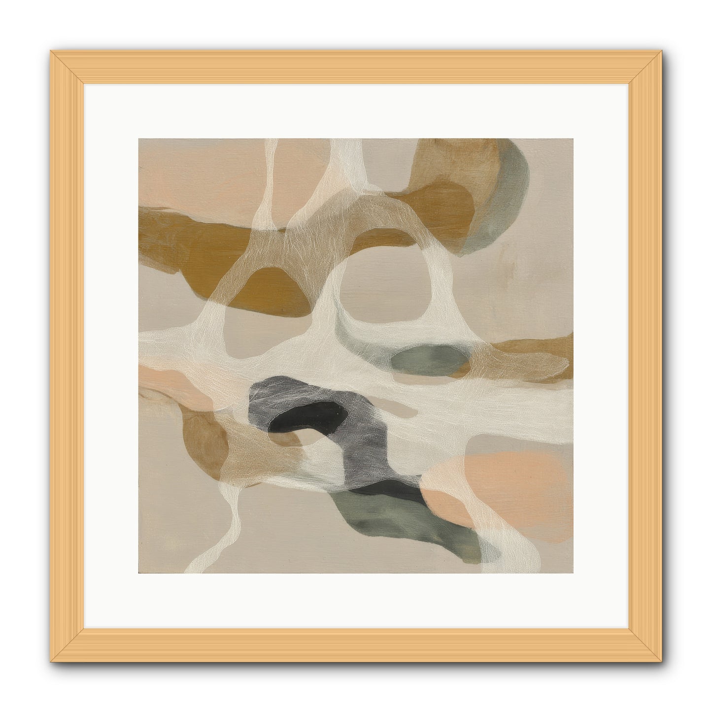Petrichor -- Framed Print - Natural 16x16