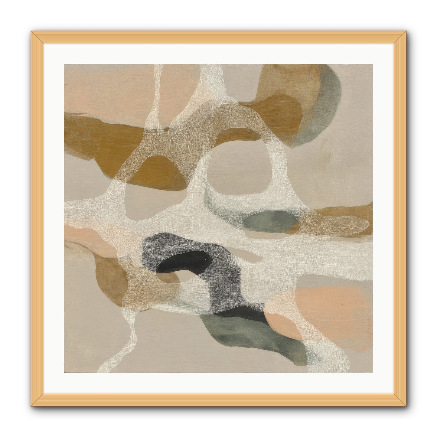 Petrichor -- Framed Print - Natural 30x30