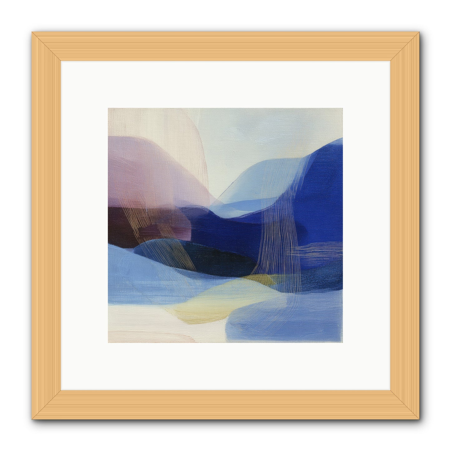 Phantom Bloom -- Framed Print - Natural 10x10