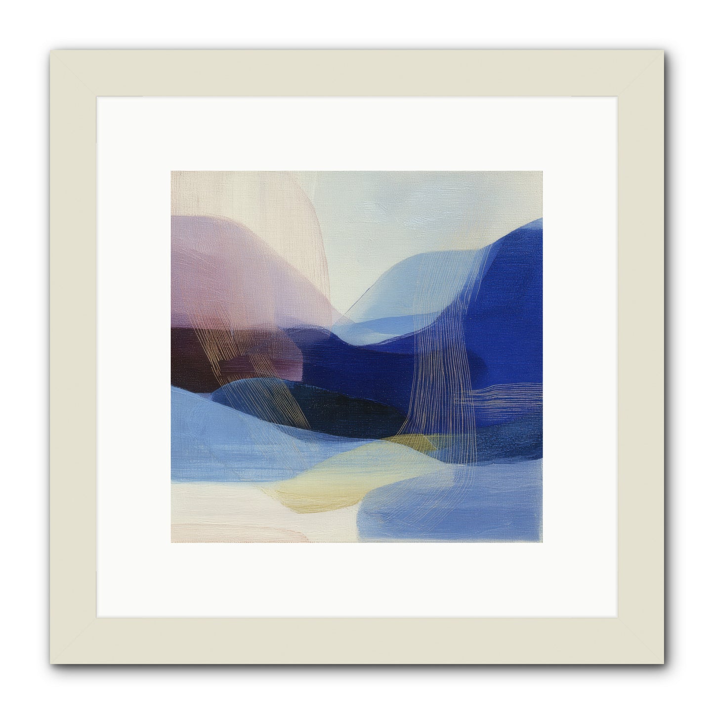 Phantom Bloom -- Framed Print - White 10x10