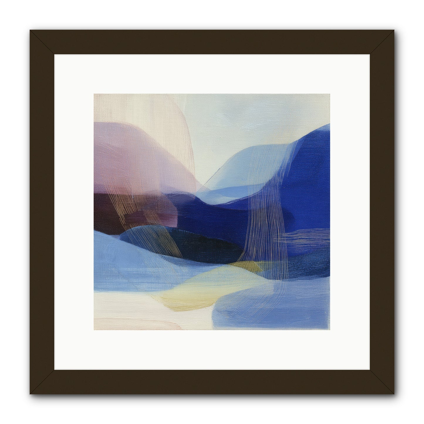 Phantom Bloom -- Framed Print - Black 12x12