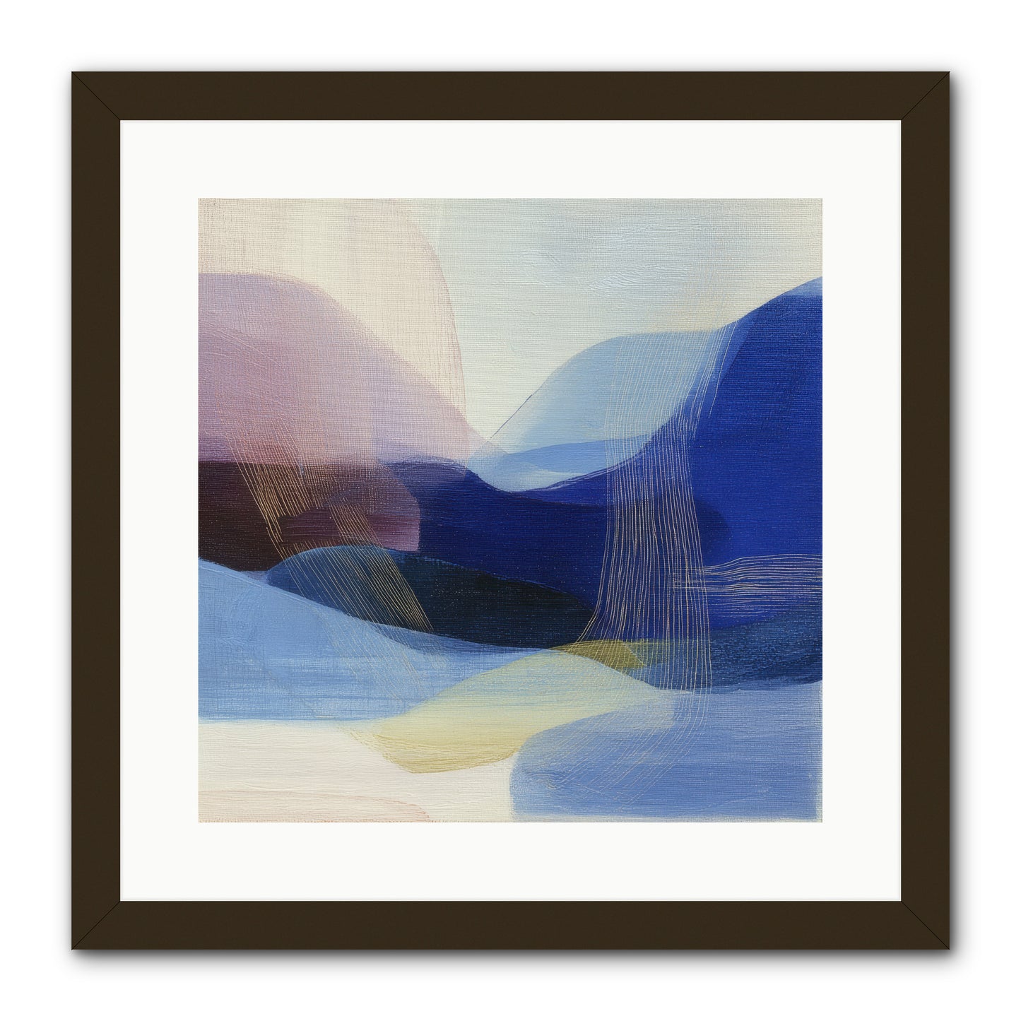 Phantom Bloom -- Framed Print - Black 16x16