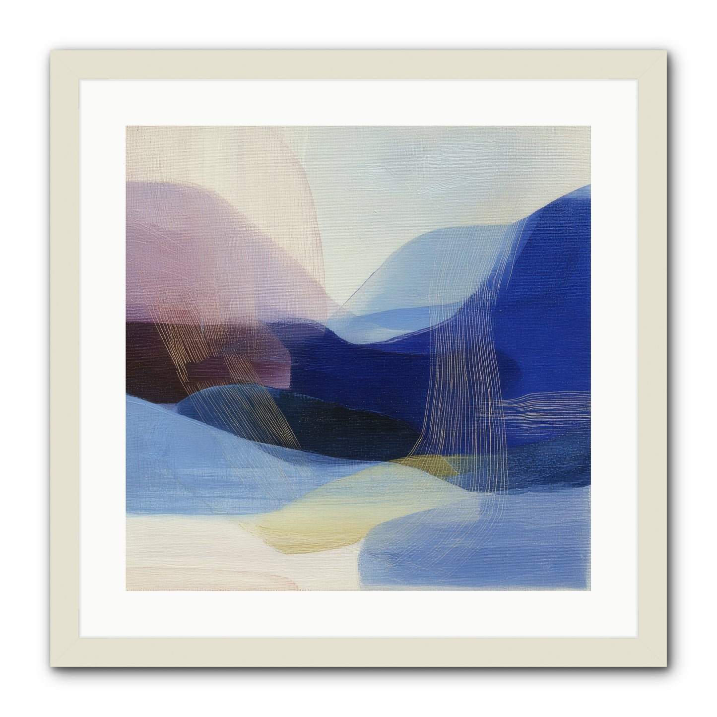 Phantom Bloom -- Framed Print - White 20x20