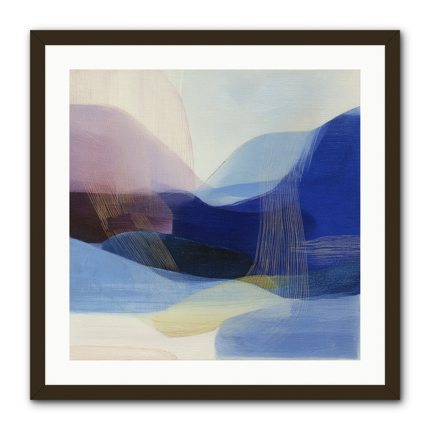 Phantom Bloom -- Framed Print - Black 24x24