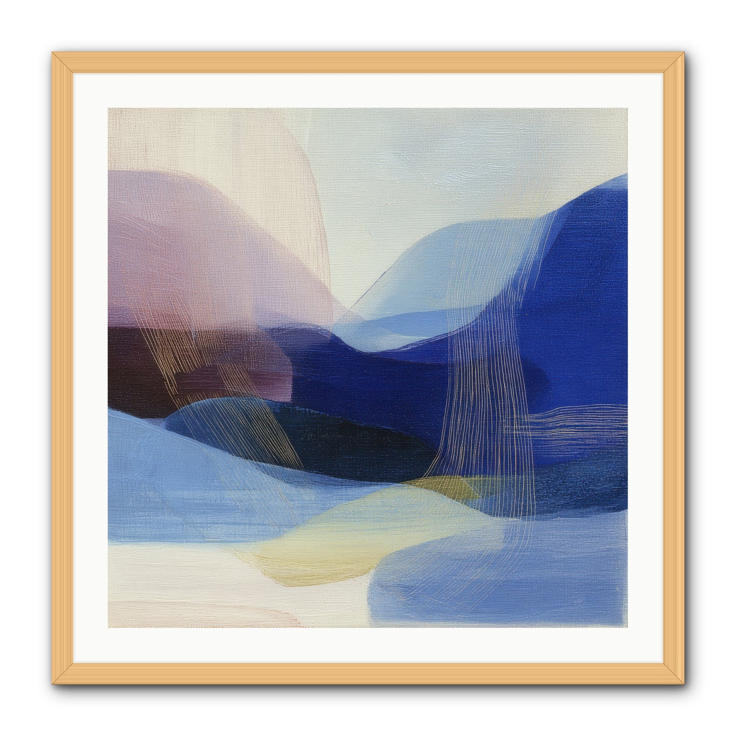 Phantom Bloom -- Framed Print - Natural 30x30