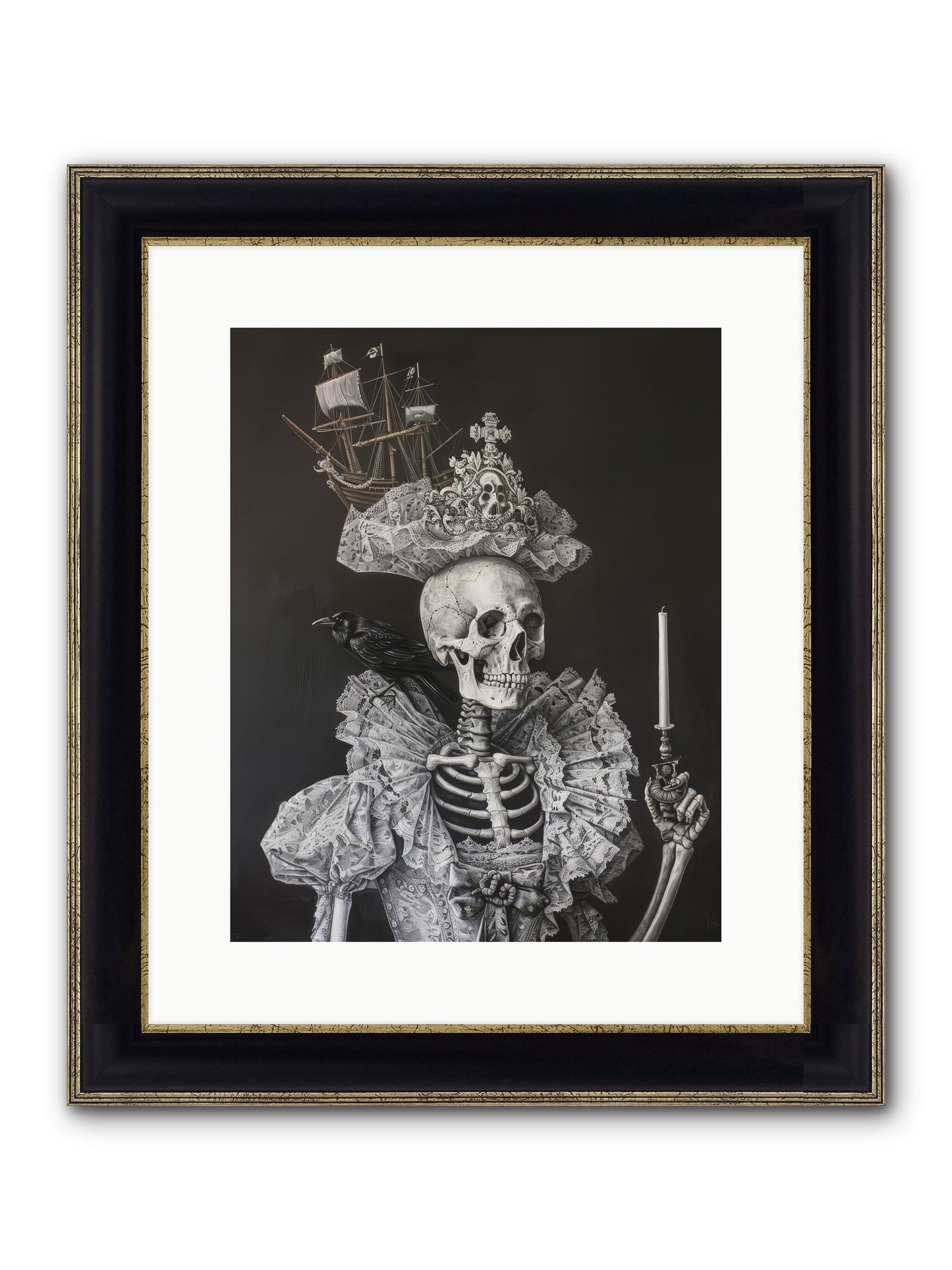 Phantom Voyager — Phantom-Voyager-12x15-Framed-Print-Black-Gold.jpg