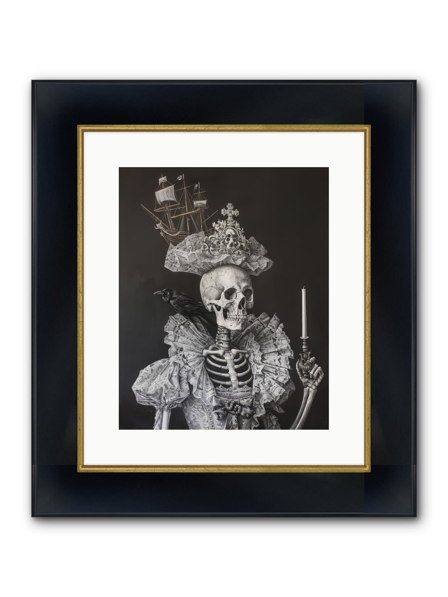 Phantom Voyager — Phantom-Voyager-12x15-Framed-Print-Wide-Black-w-Gold.jpg