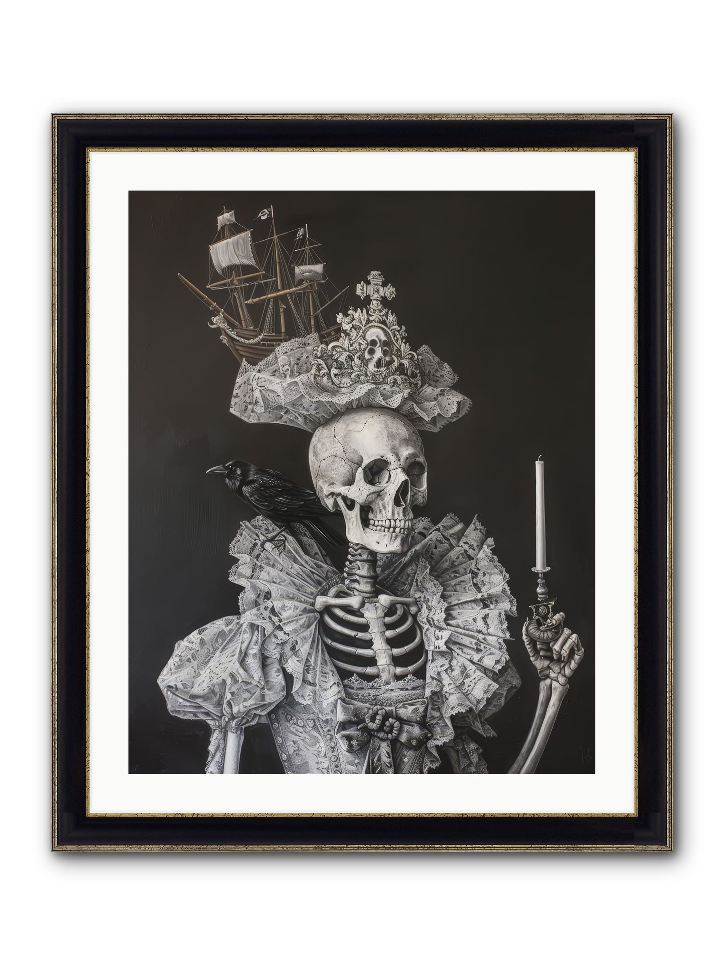 Phantom Voyager — Phantom-Voyager-24x30-Framed-Print-Black-Gold.jpg