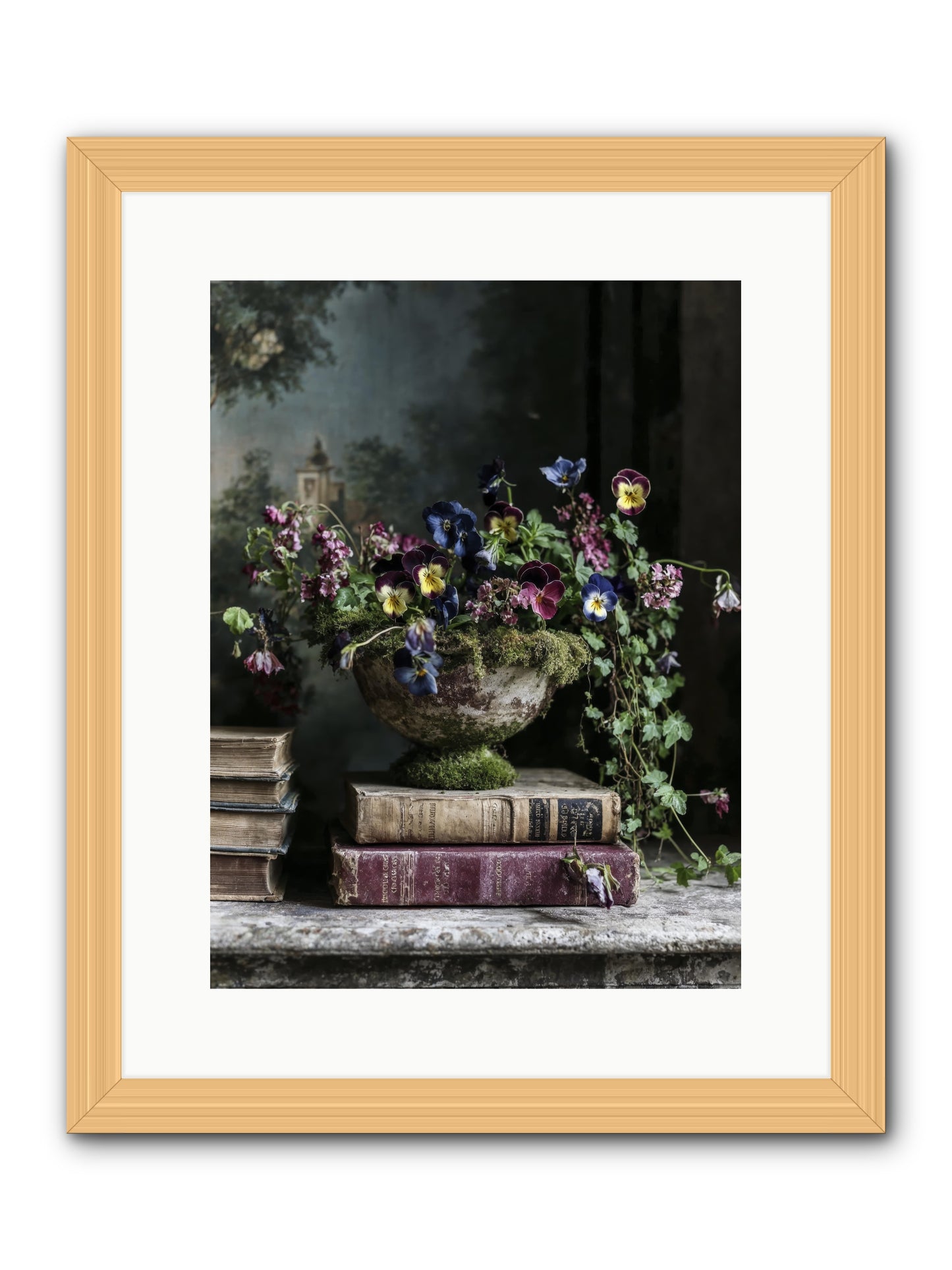 Piccadilly Pavilion -- Framed Print - Natural 12x16