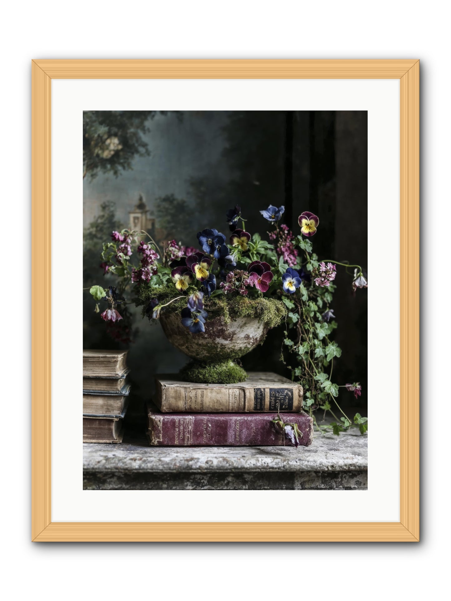 Piccadilly Pavilion -- Framed Print - Natural 18x24