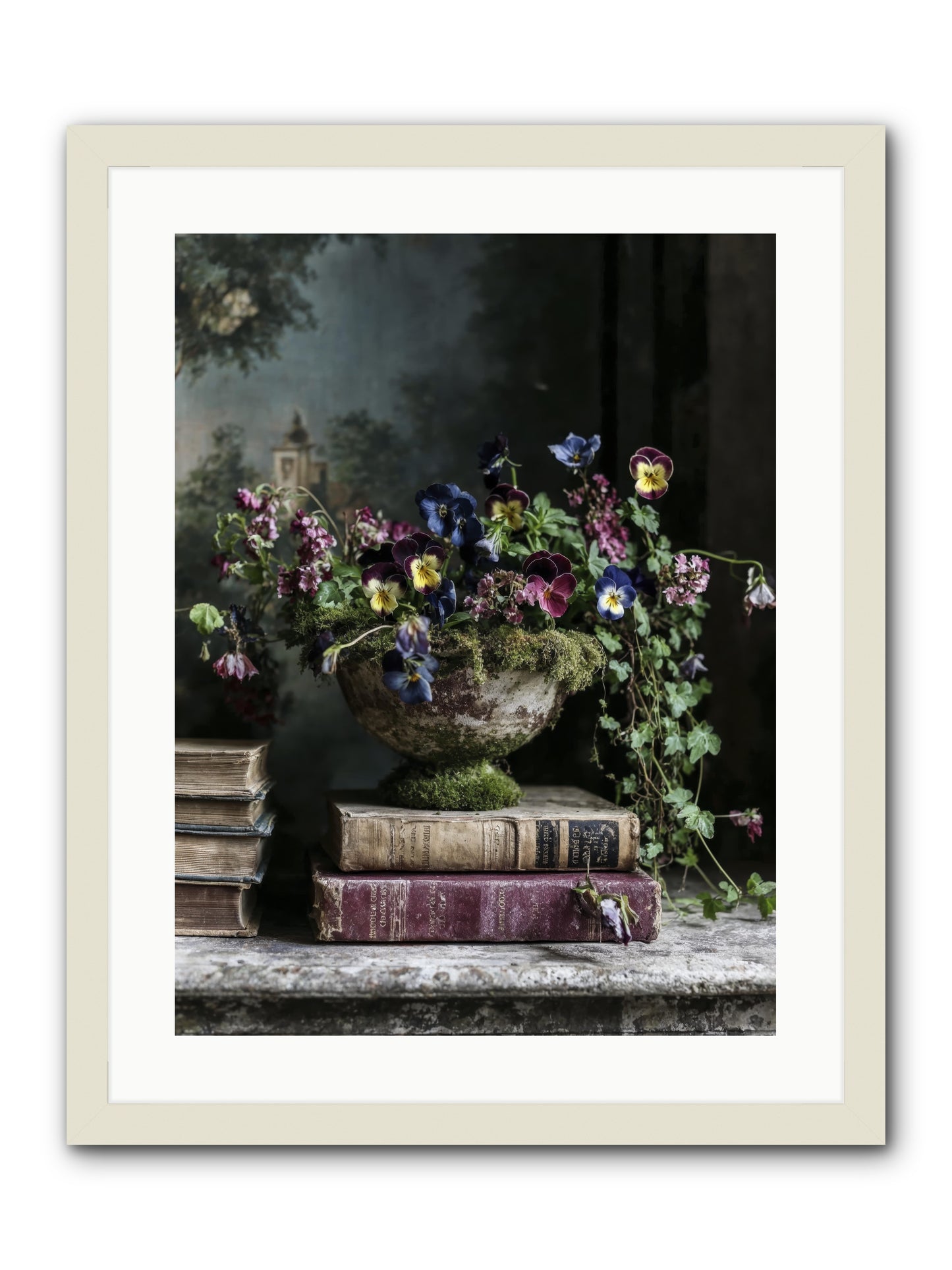 Piccadilly Pavilion -- Framed Print - White 18x24