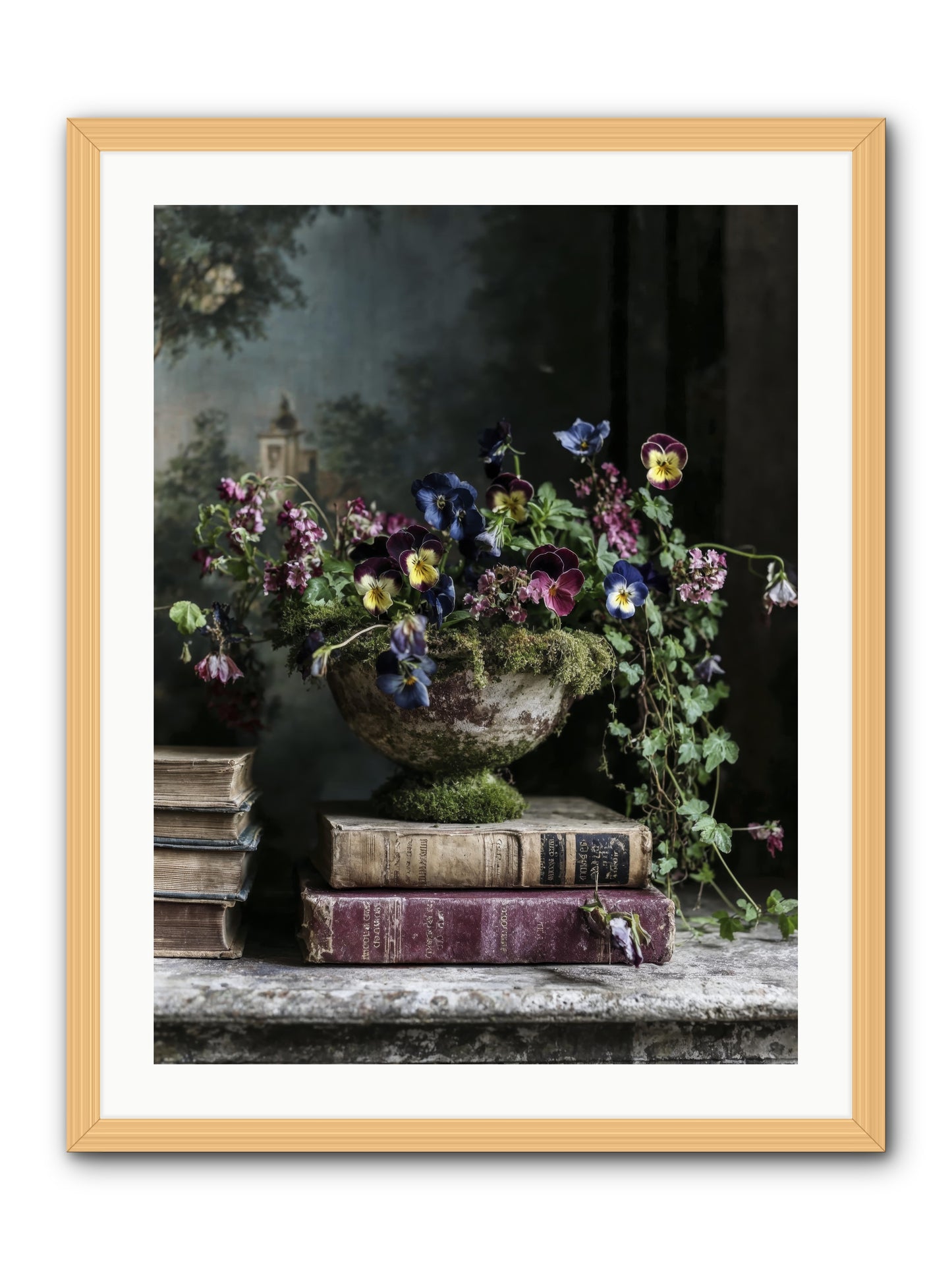 Piccadilly Pavilion -- Framed Print - Natural 24x32