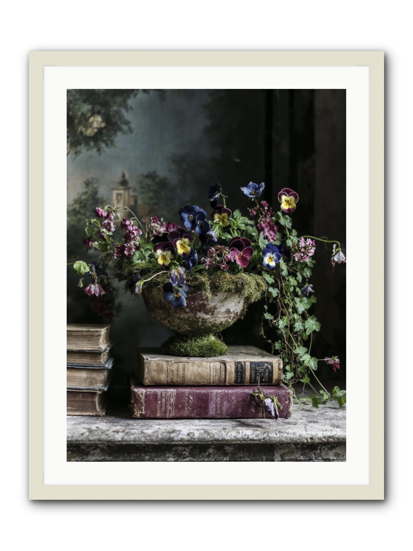 Piccadilly Pavilion -- Framed Print - White 24x32