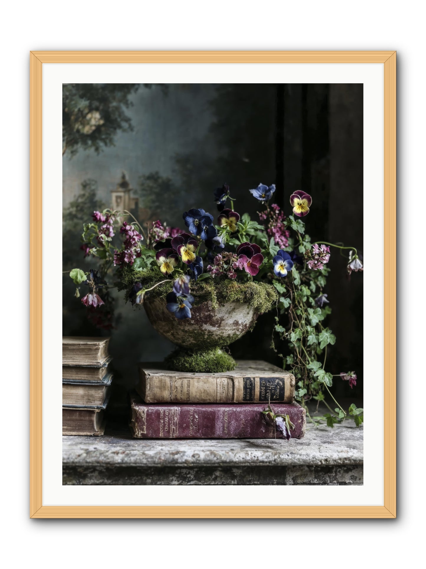 Piccadilly Pavilion -- Framed Print - Natural 30x40
