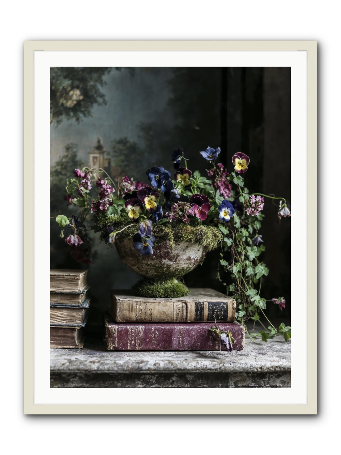 Piccadilly Pavilion -- Framed Print - White 30x40