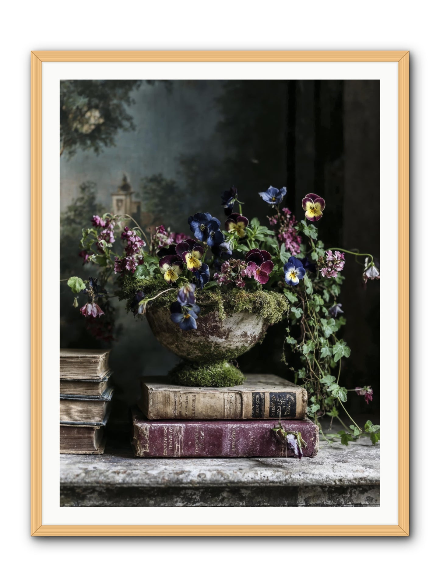 Piccadilly Pavilion -- Framed Print - Natural 36x48
