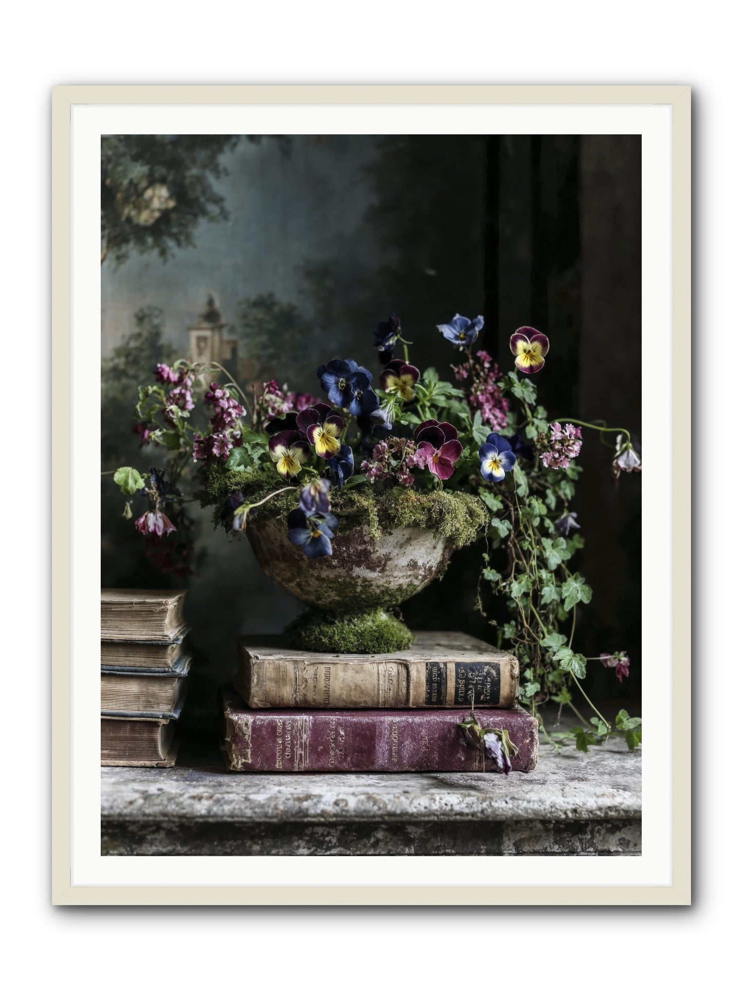 Piccadilly Pavilion -- Framed Print - White 36x48