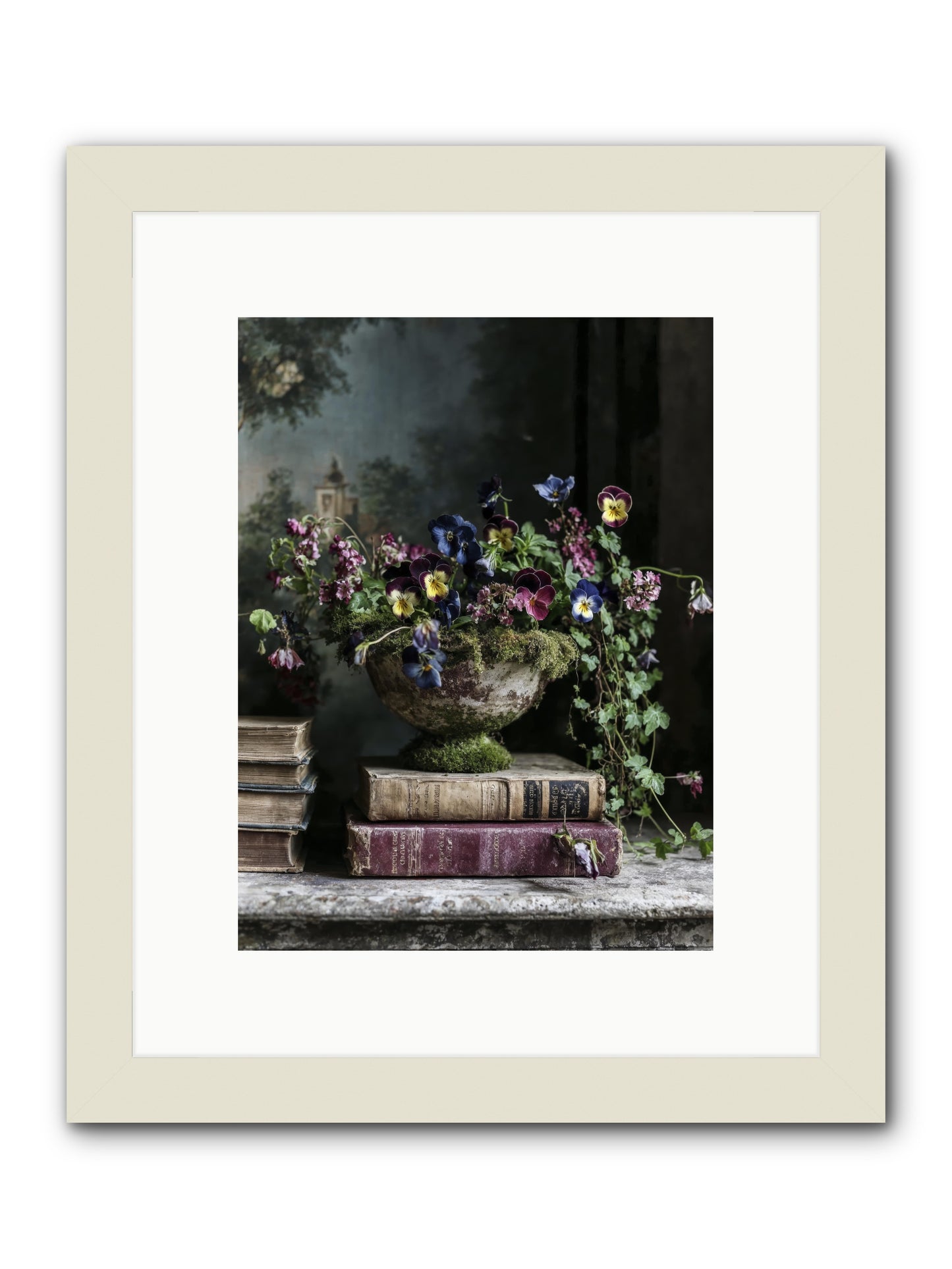 Piccadilly Pavilion -- Framed Print - White 9x12