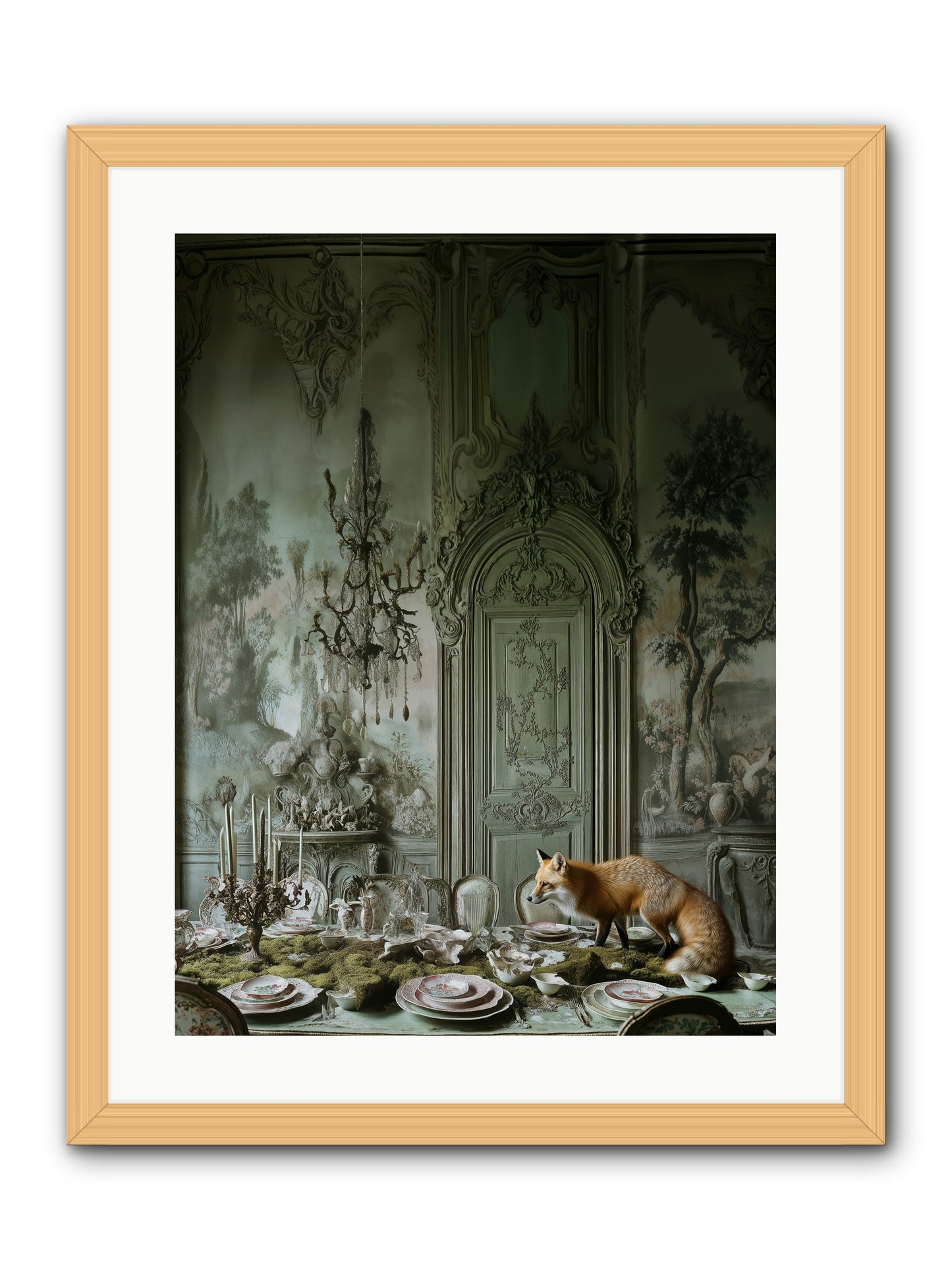 Pickwick Place No.2 -- Framed Print - Natural 18x24