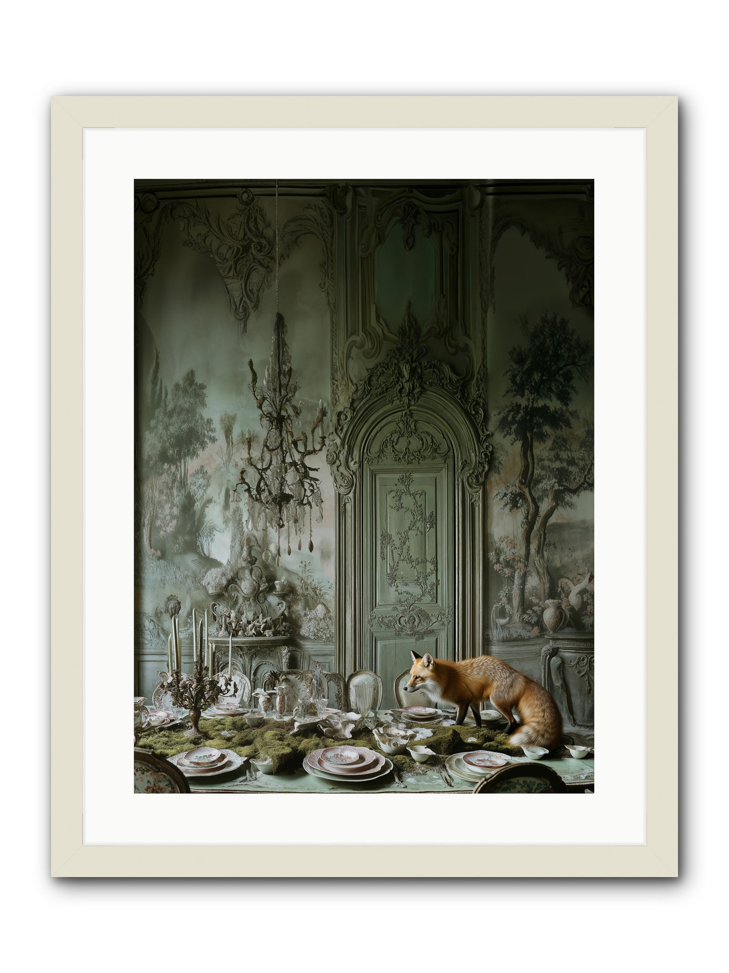 Pickwick Place No.2 -- Framed Print - White 18x24
