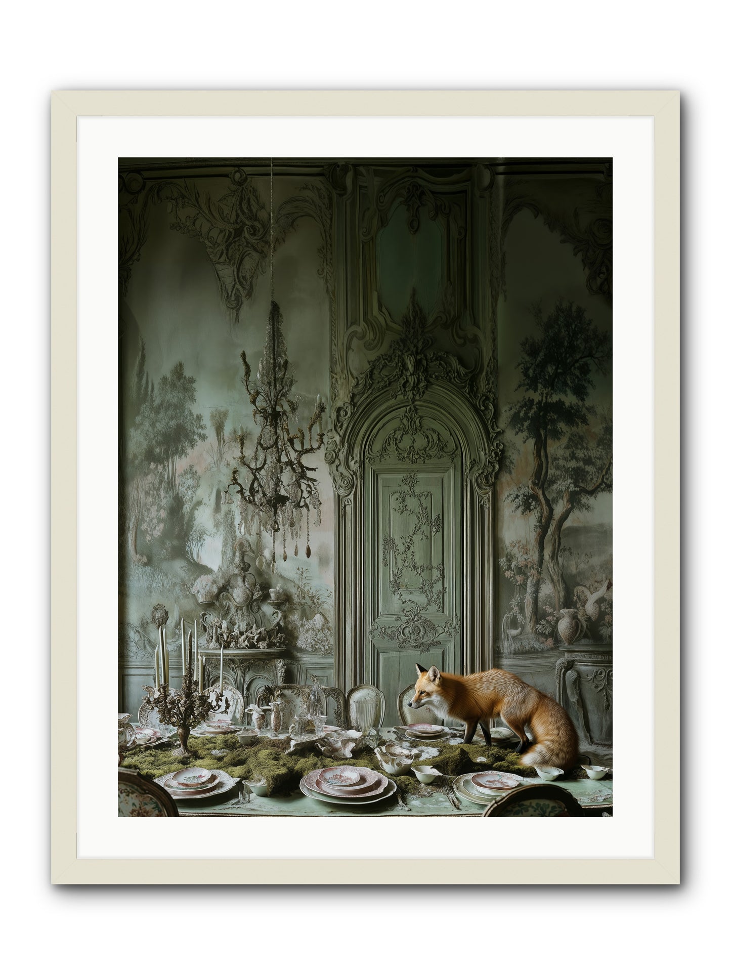 Pickwick Place No.2 -- Framed Print - White 24x32