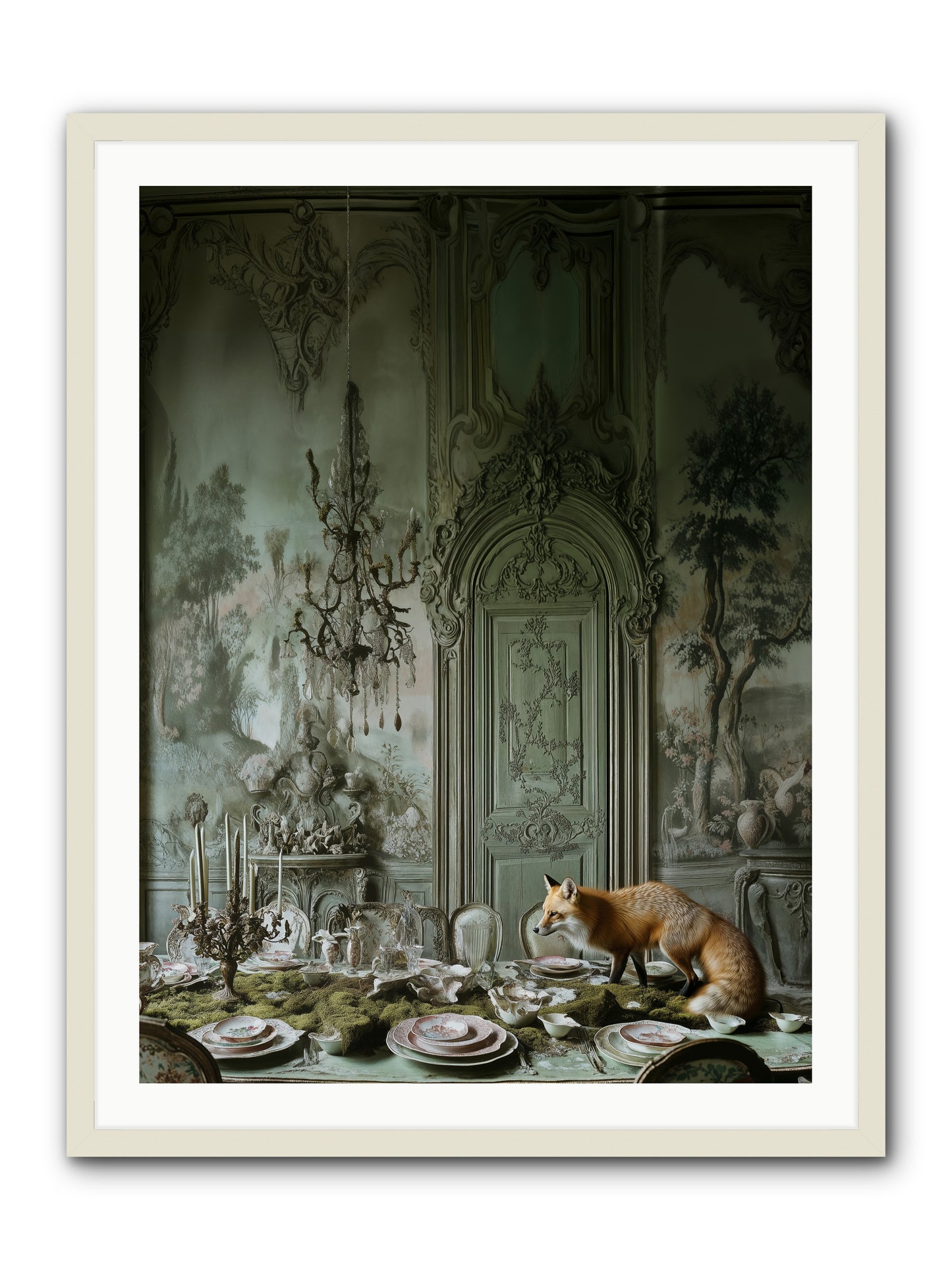 Pickwick Place No.2 -- Framed Print - White 30x40
