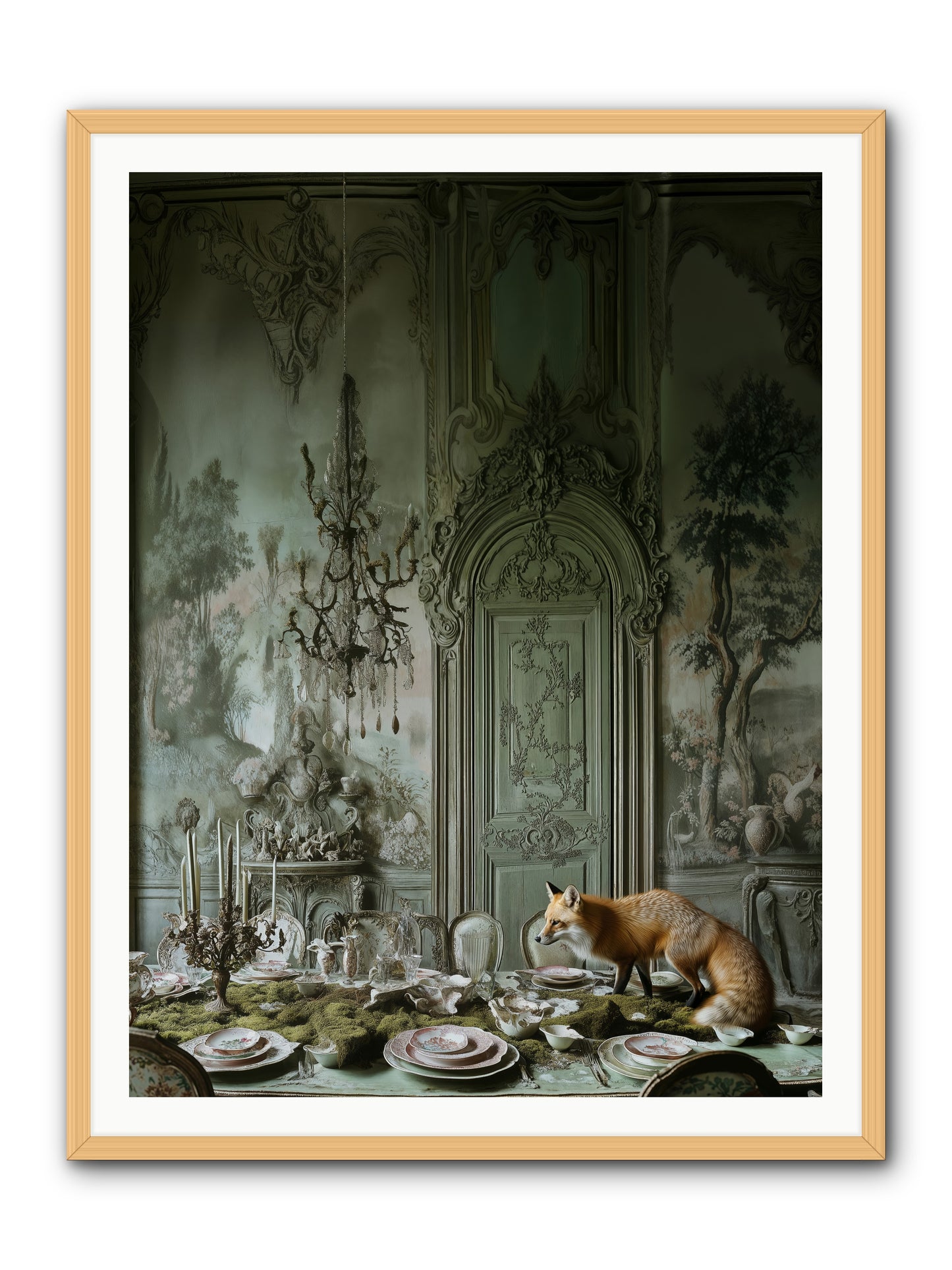 Pickwick Place No.2 -- Framed Print - Natural 36x48