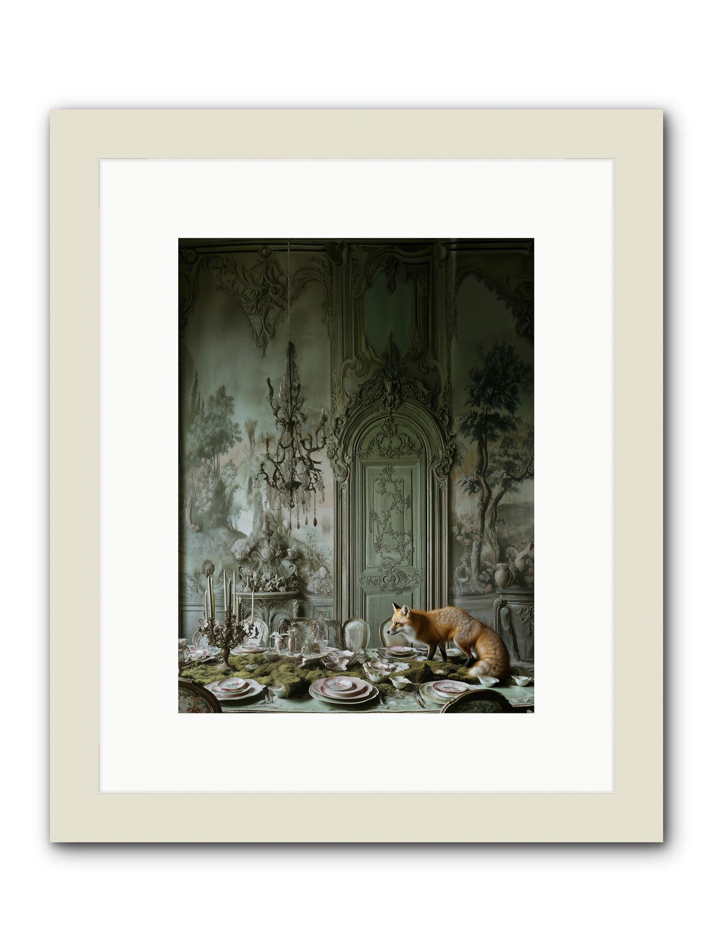Pickwick Place No.2 -- Framed Print - White 9x12