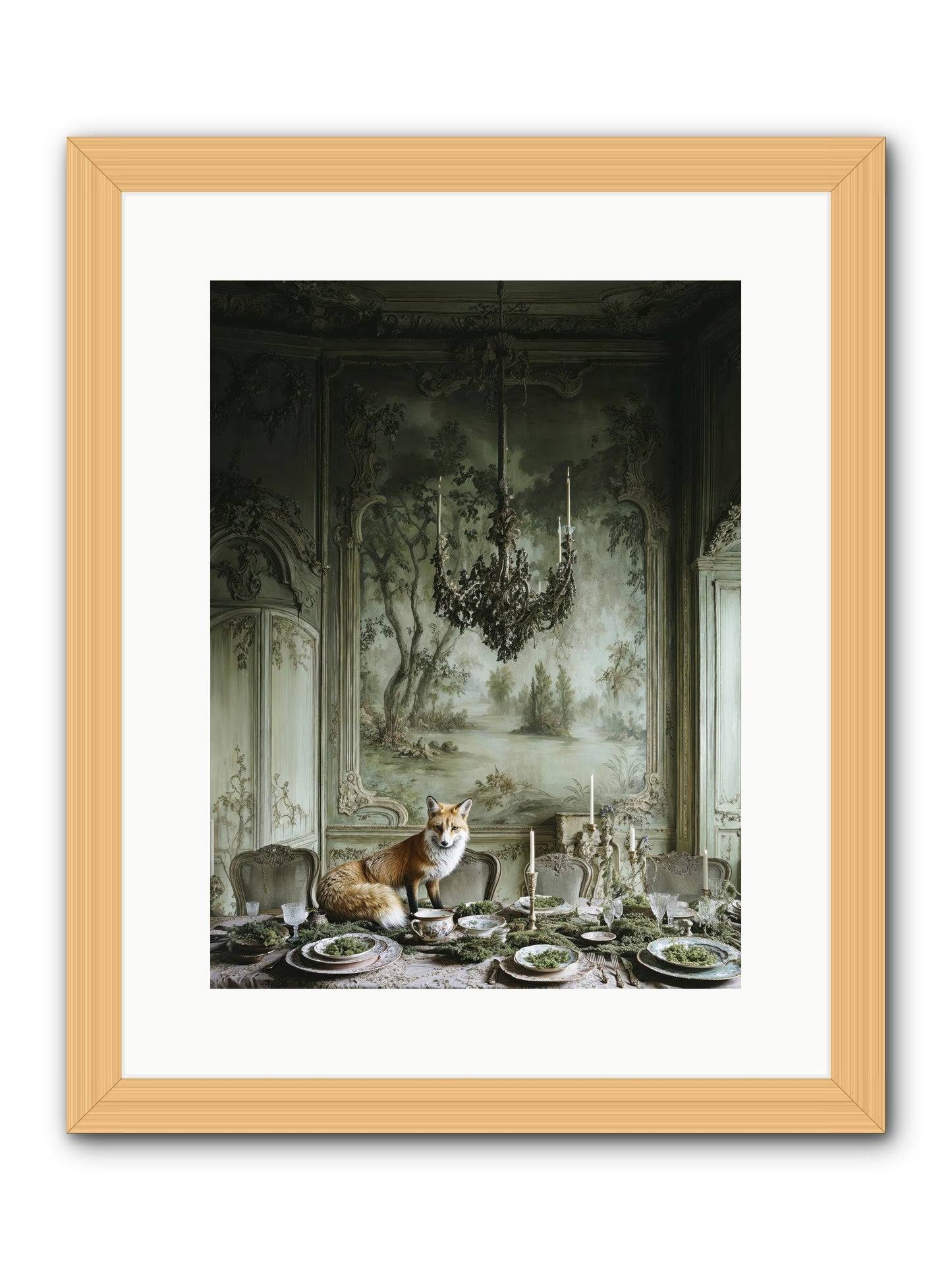 Pickwick Place-REZ -- Framed Print - Natural 12x16