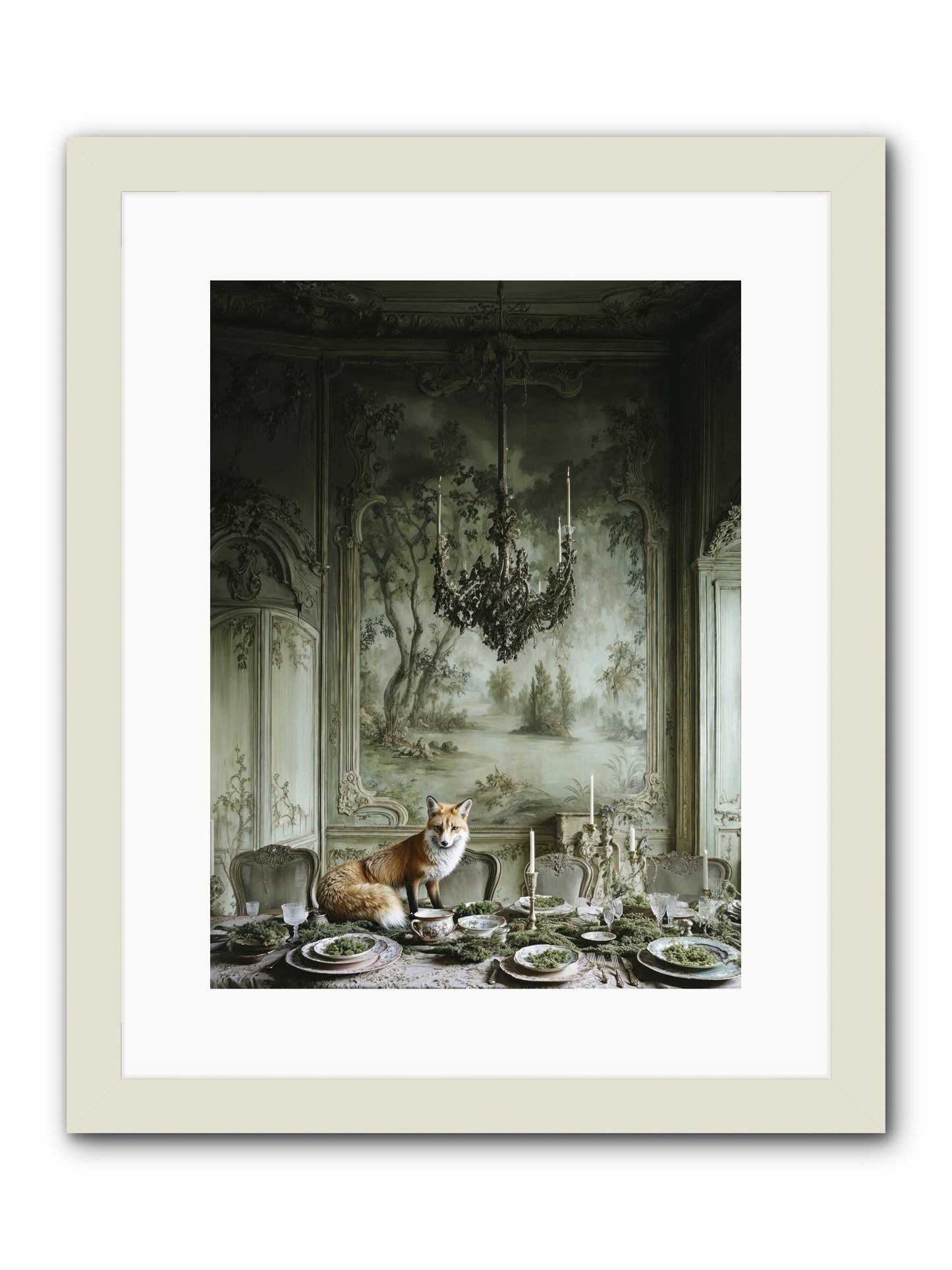 Pickwick Place-REZ -- Framed Print - White 12x16