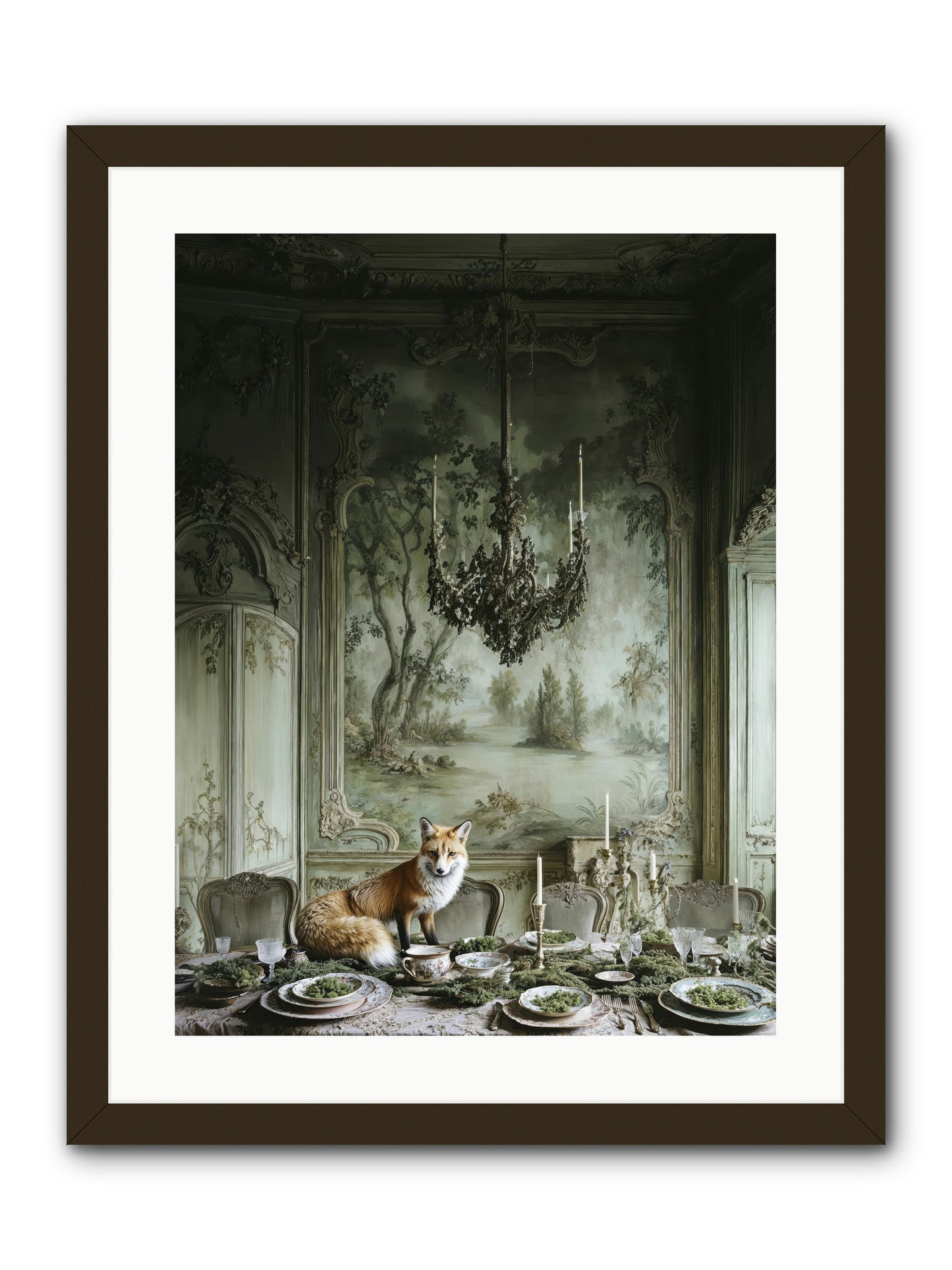 Pickwick Place-REZ -- Framed Print - Black 18x24