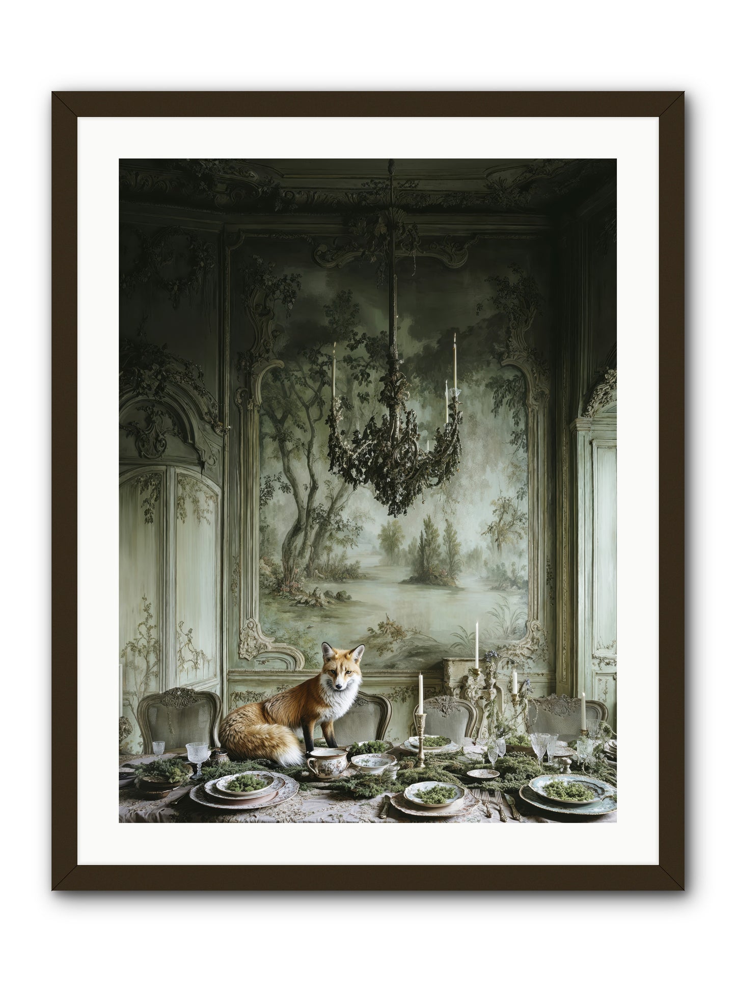Pickwick Place-REZ -- Framed Print - Black 24x32
