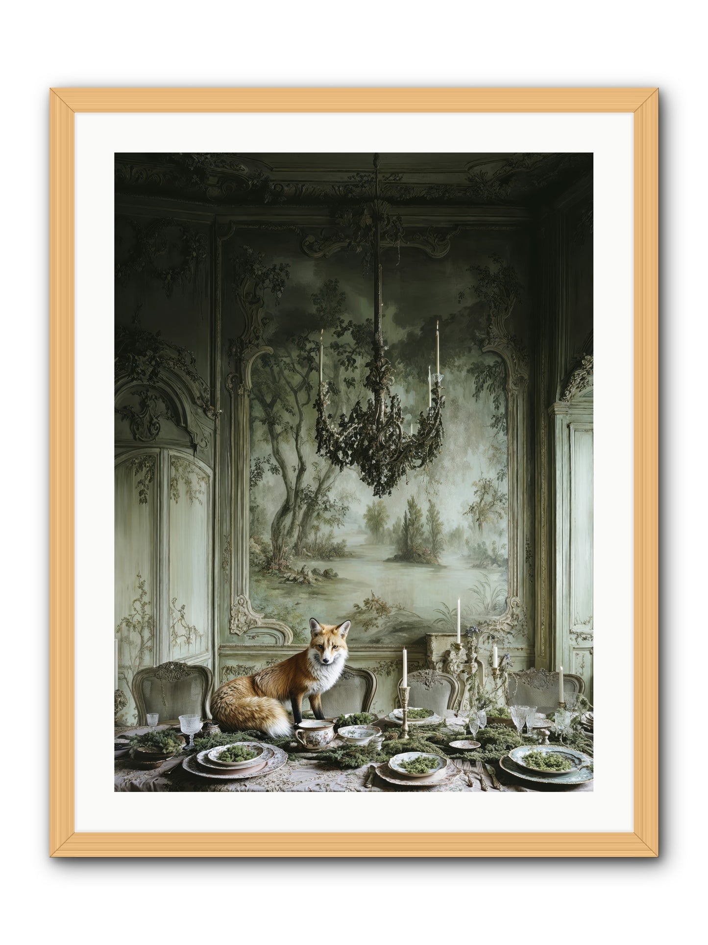 Pickwick Place-REZ -- Framed Print - Natural 24x32