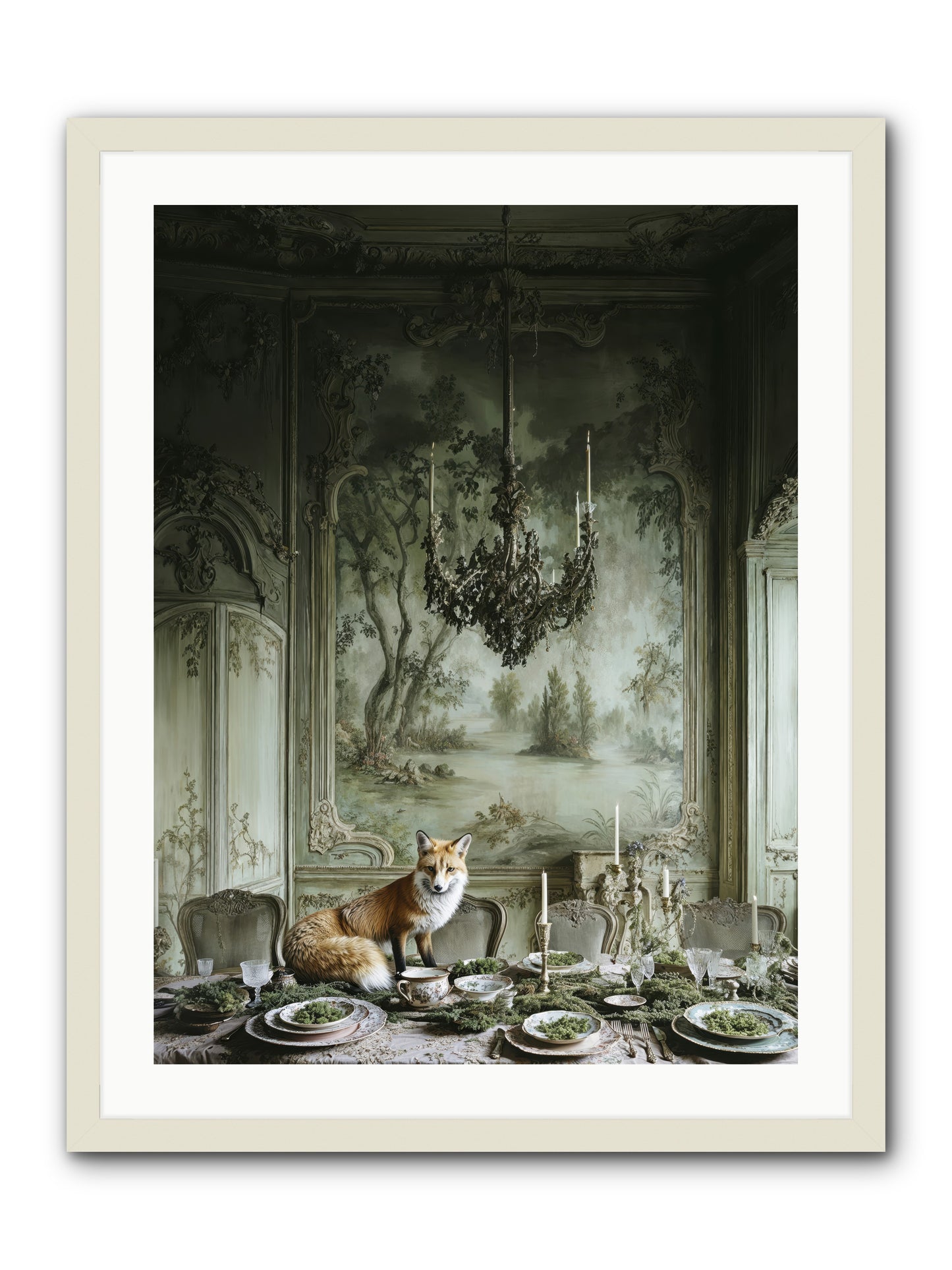 Pickwick Place-REZ -- Framed Print - White 24x32