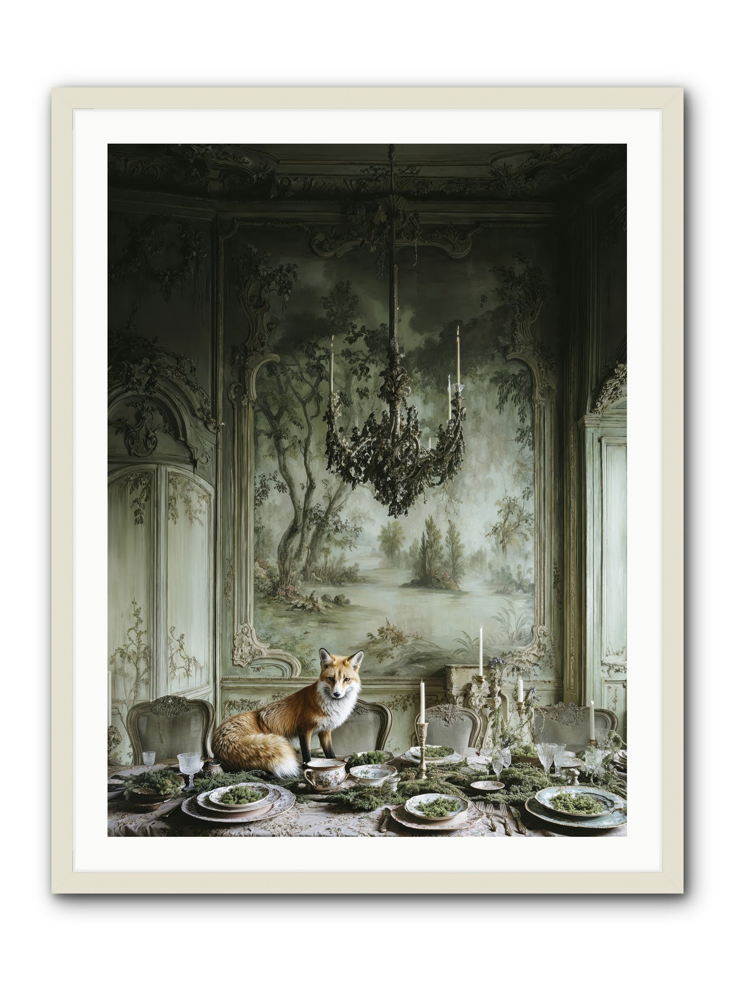 Pickwick Place-REZ -- Framed Print - White 30x40