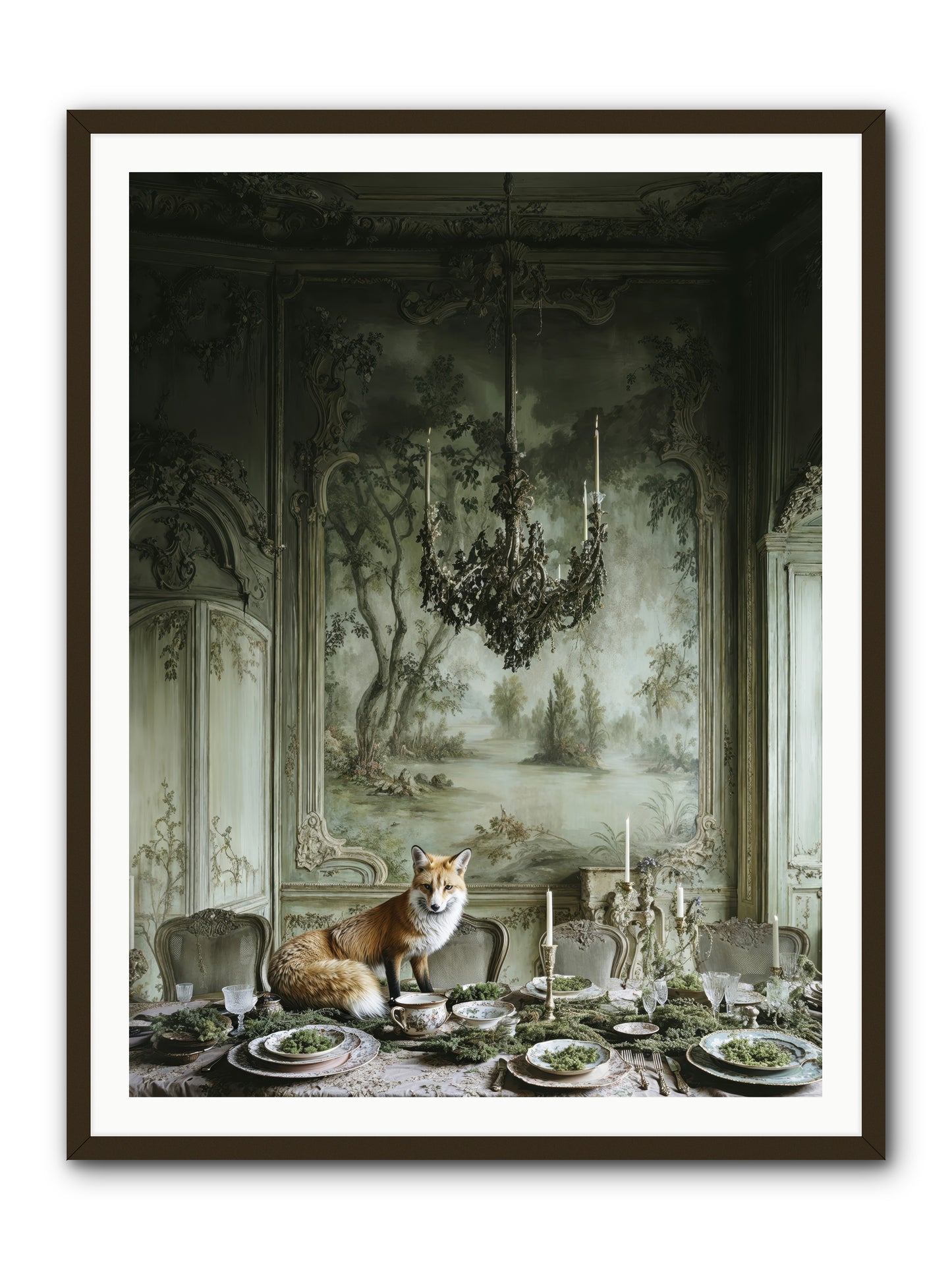 Pickwick Place-REZ -- Framed Print - Black 36x48