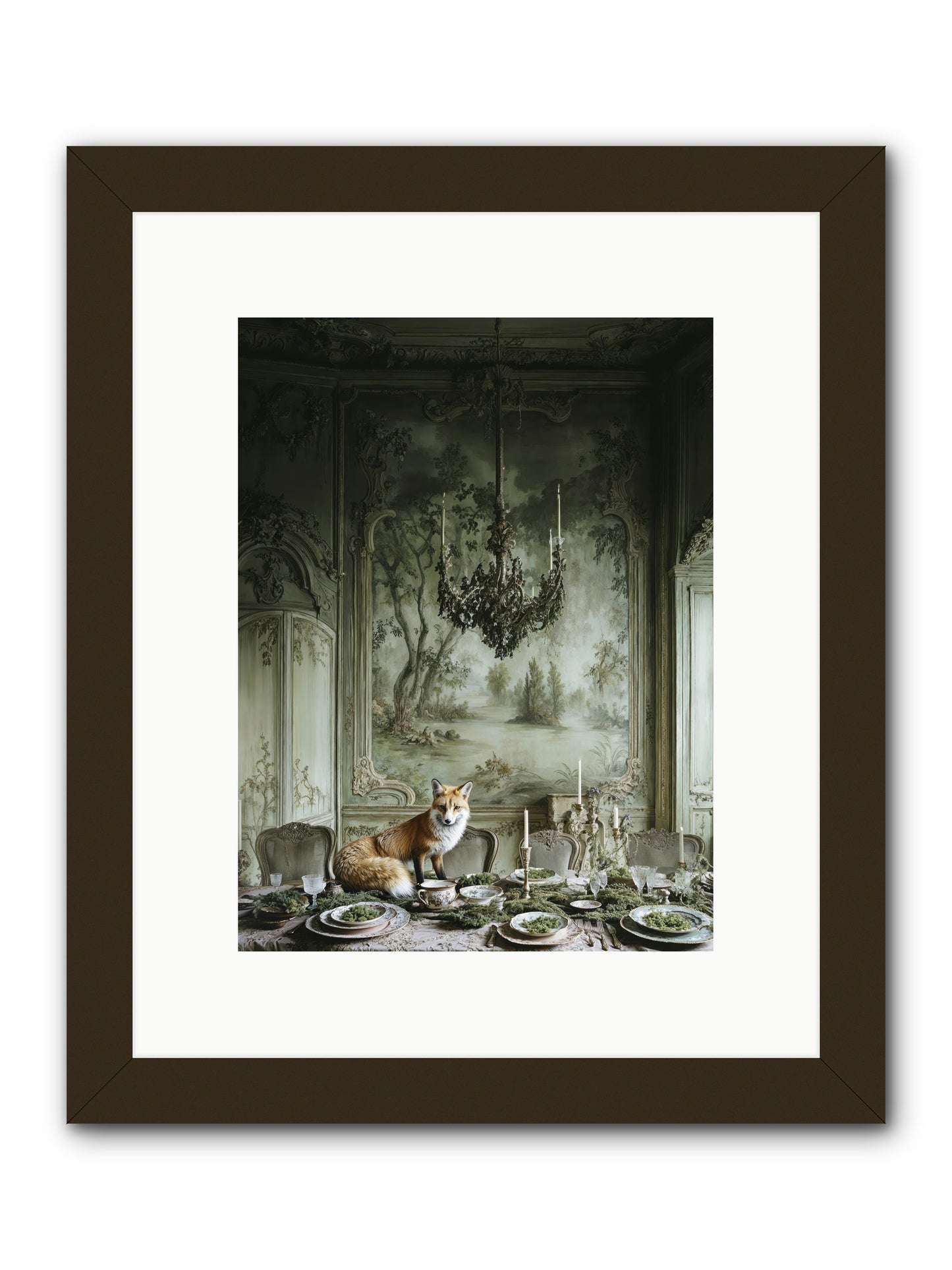 Pickwick Place-REZ -- Framed Print - Black 9x12