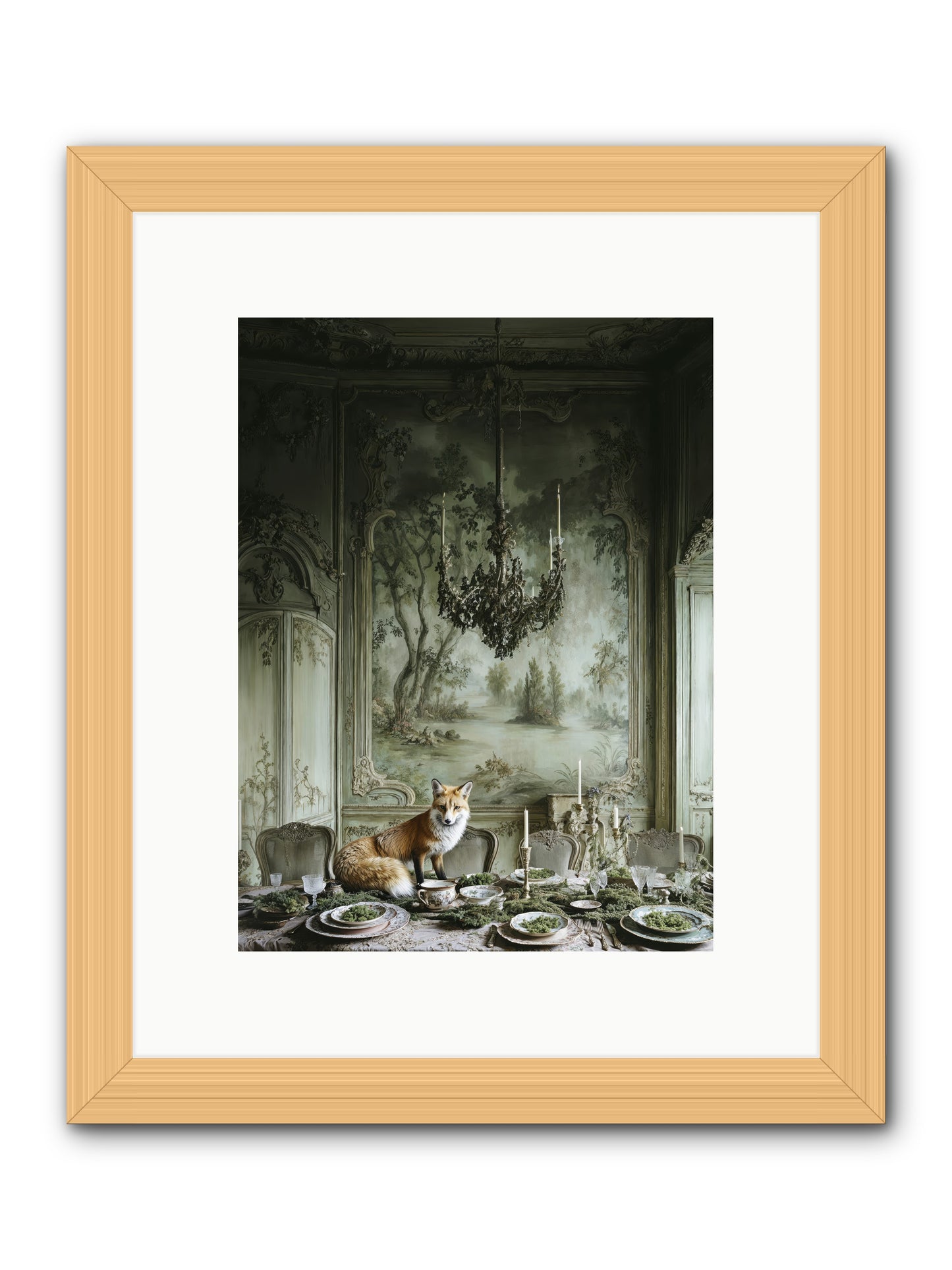 Pickwick Place-REZ -- Framed Print - Natural 9x12