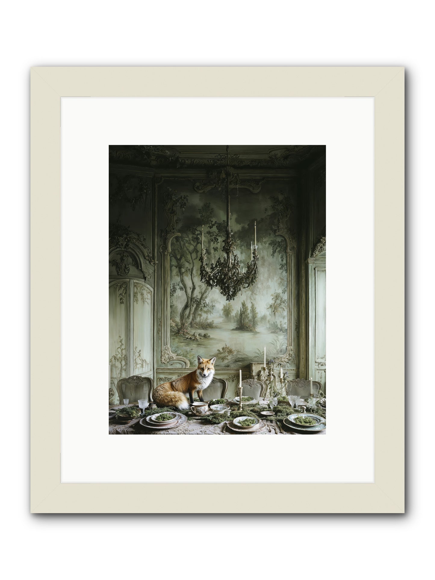 Pickwick Place-REZ -- Framed Print - White 9x12
