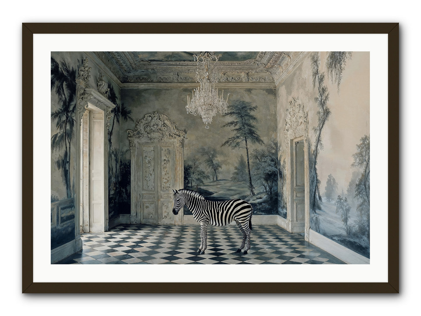 Picnic At Pemberley -- Framed Print - Black 36x24