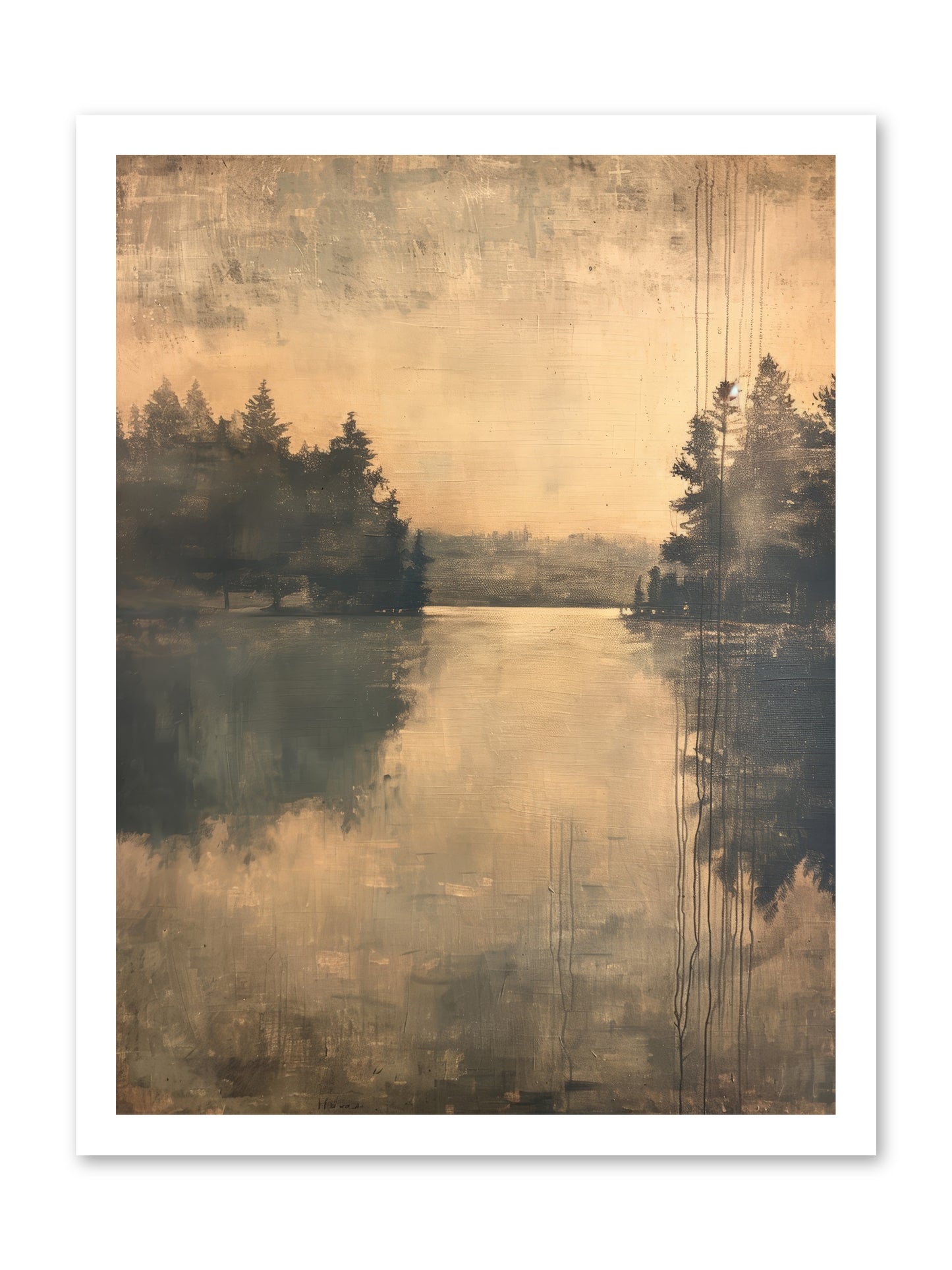 Picture Letter -- Loose Canvas Print 18x24