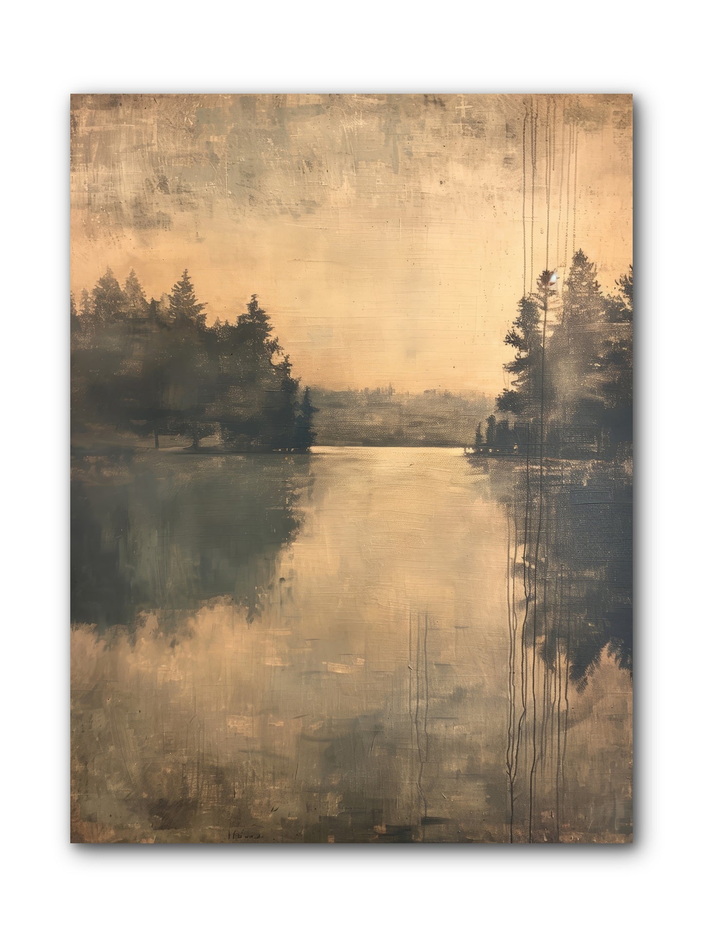 Picture Letter -- Wrapped Canvas 9x12