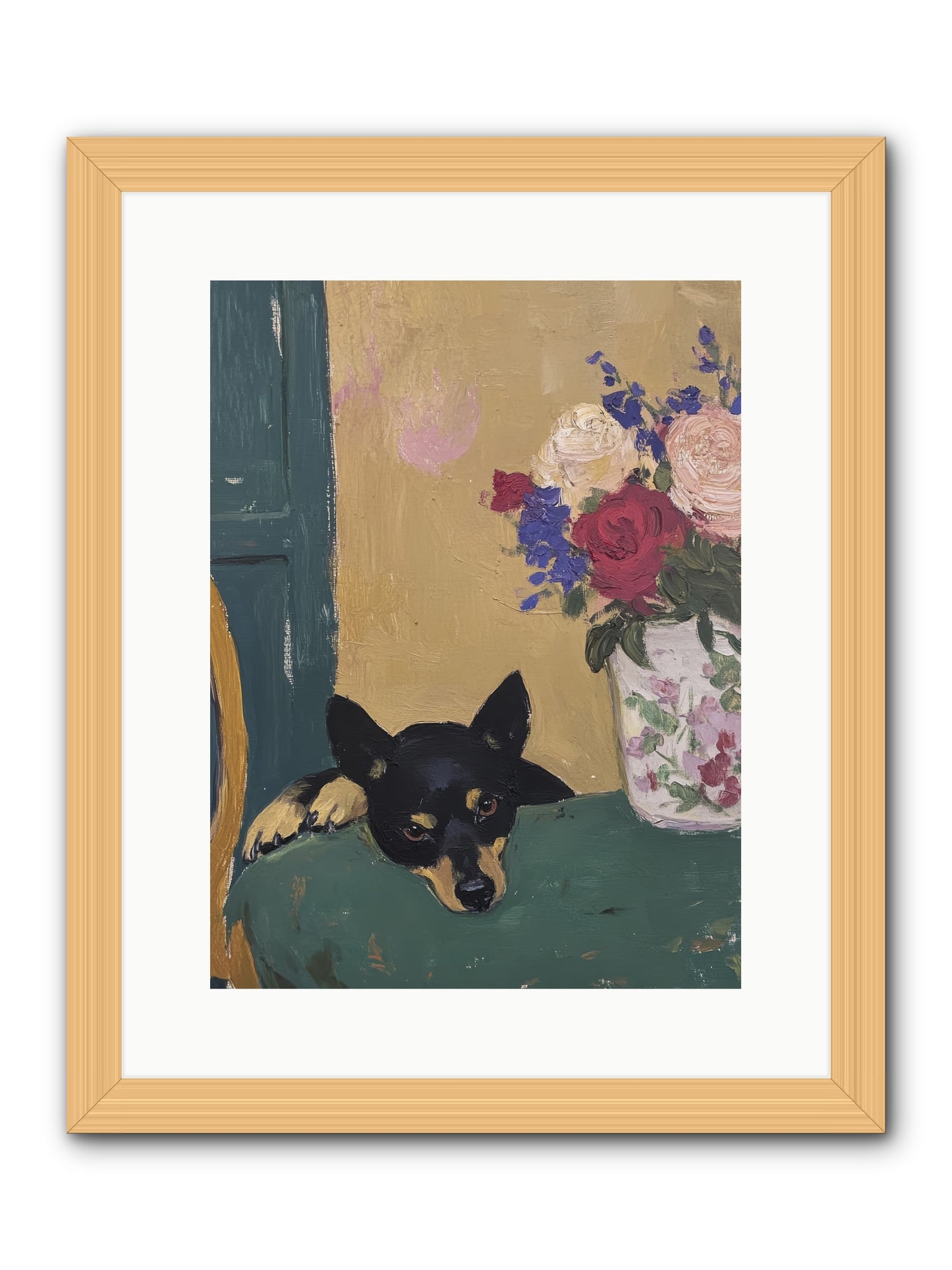 Pilot -- Framed Print - Natural 12x16