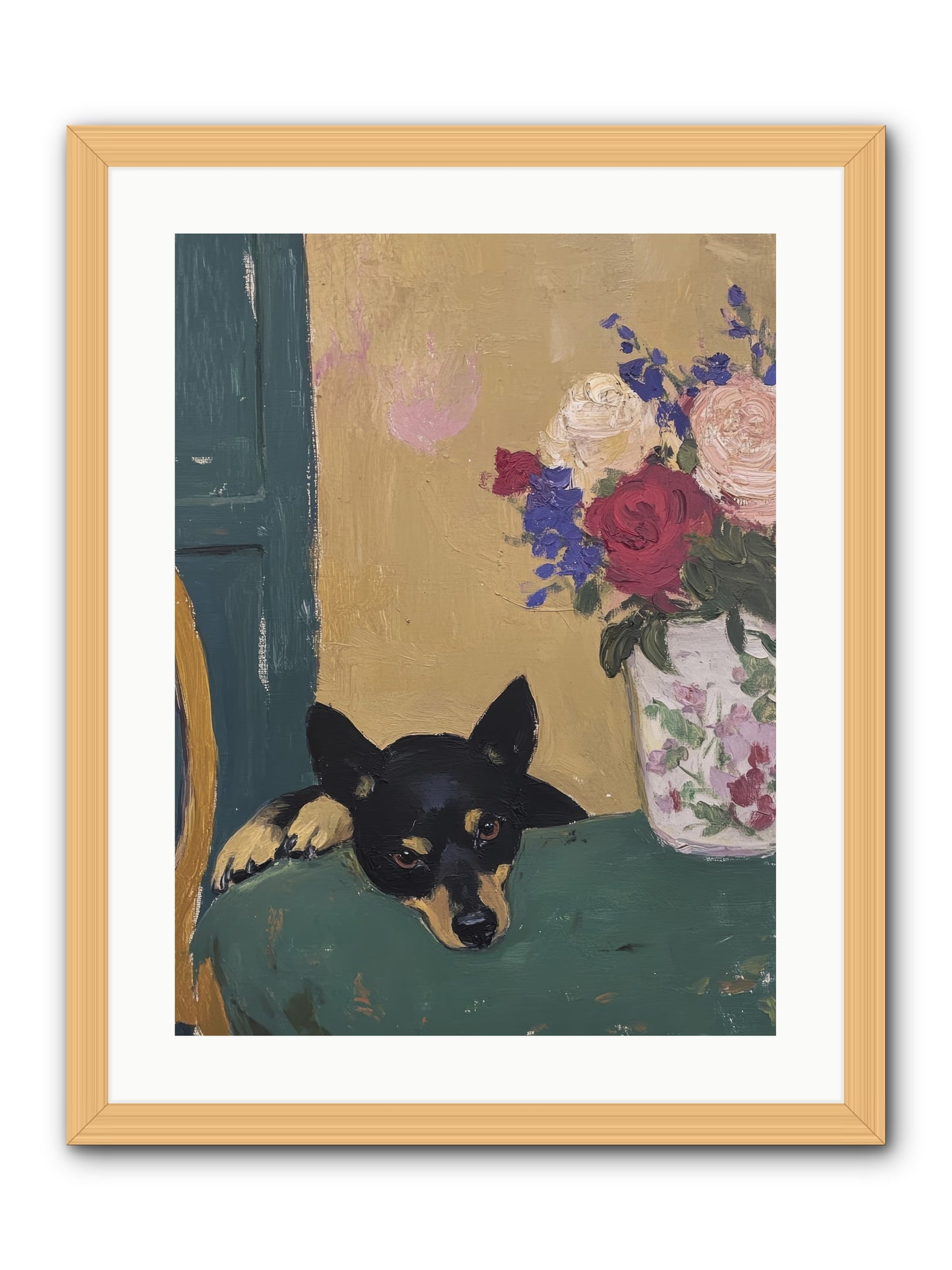Pilot -- Framed Print - Natural 18x24