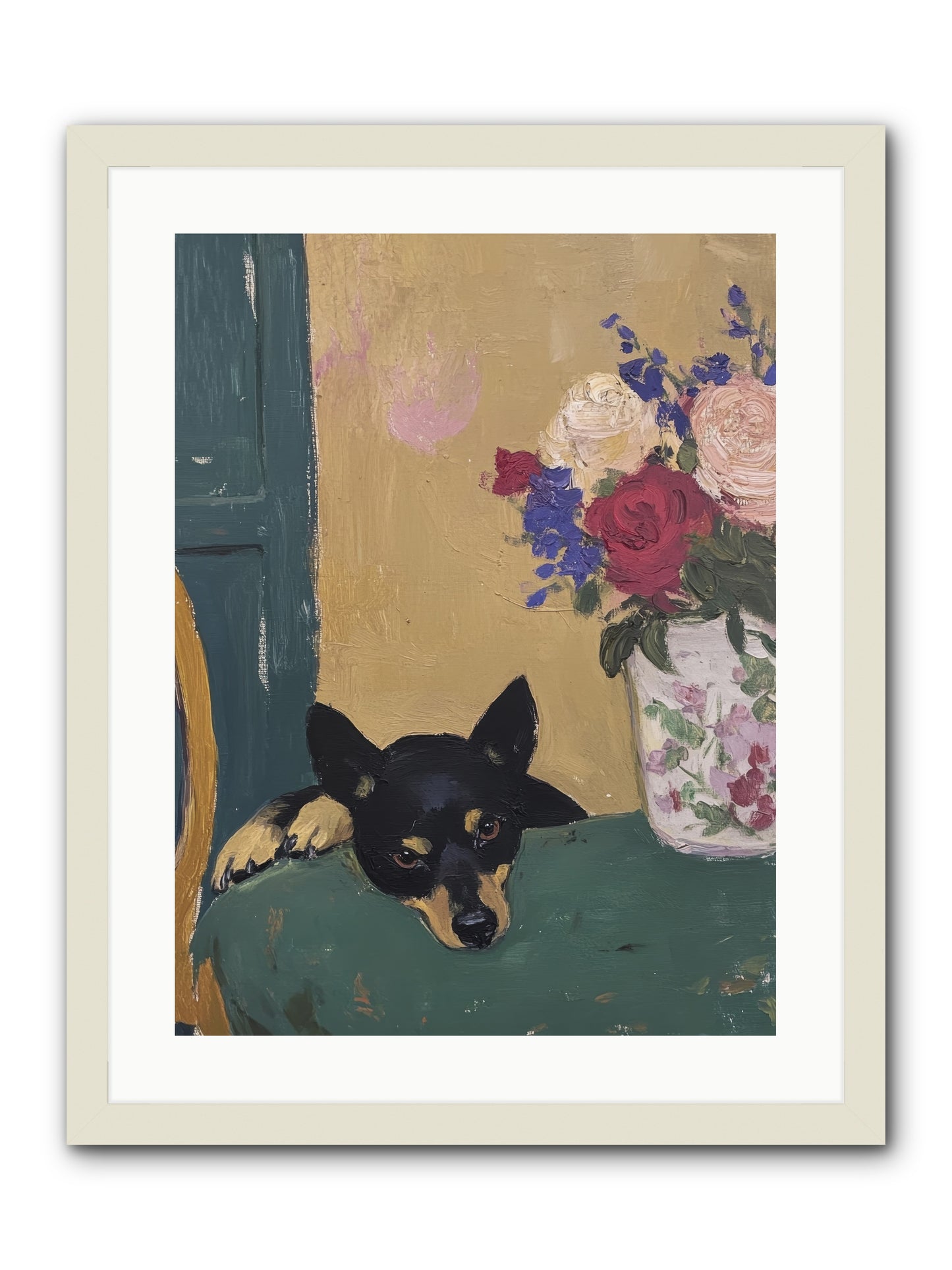 Pilot -- Framed Print - White 18x24